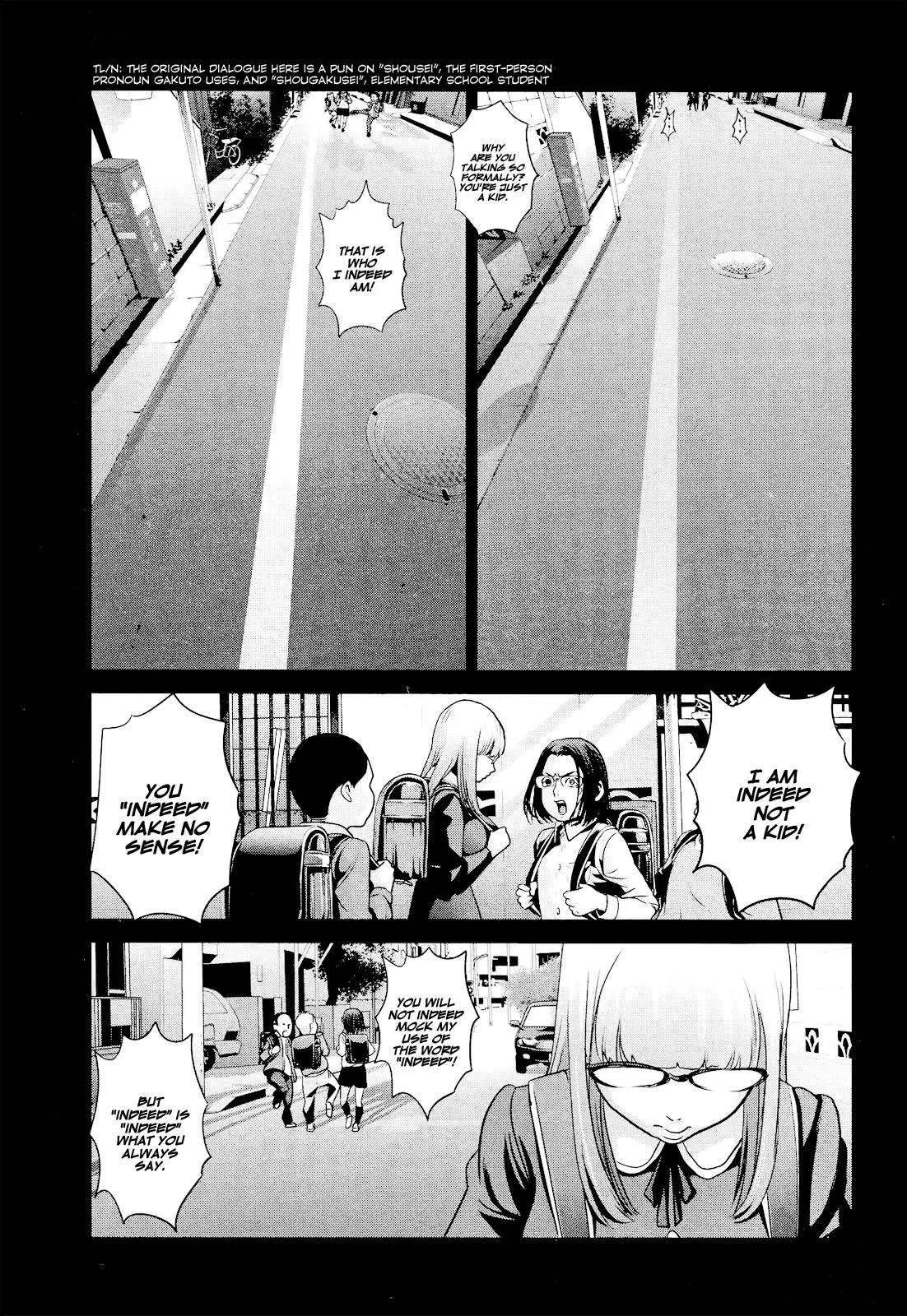 Kangoku Gakuen Chapter 95 page 10 - Chapter 95: The Girl Who Leapt Through Time