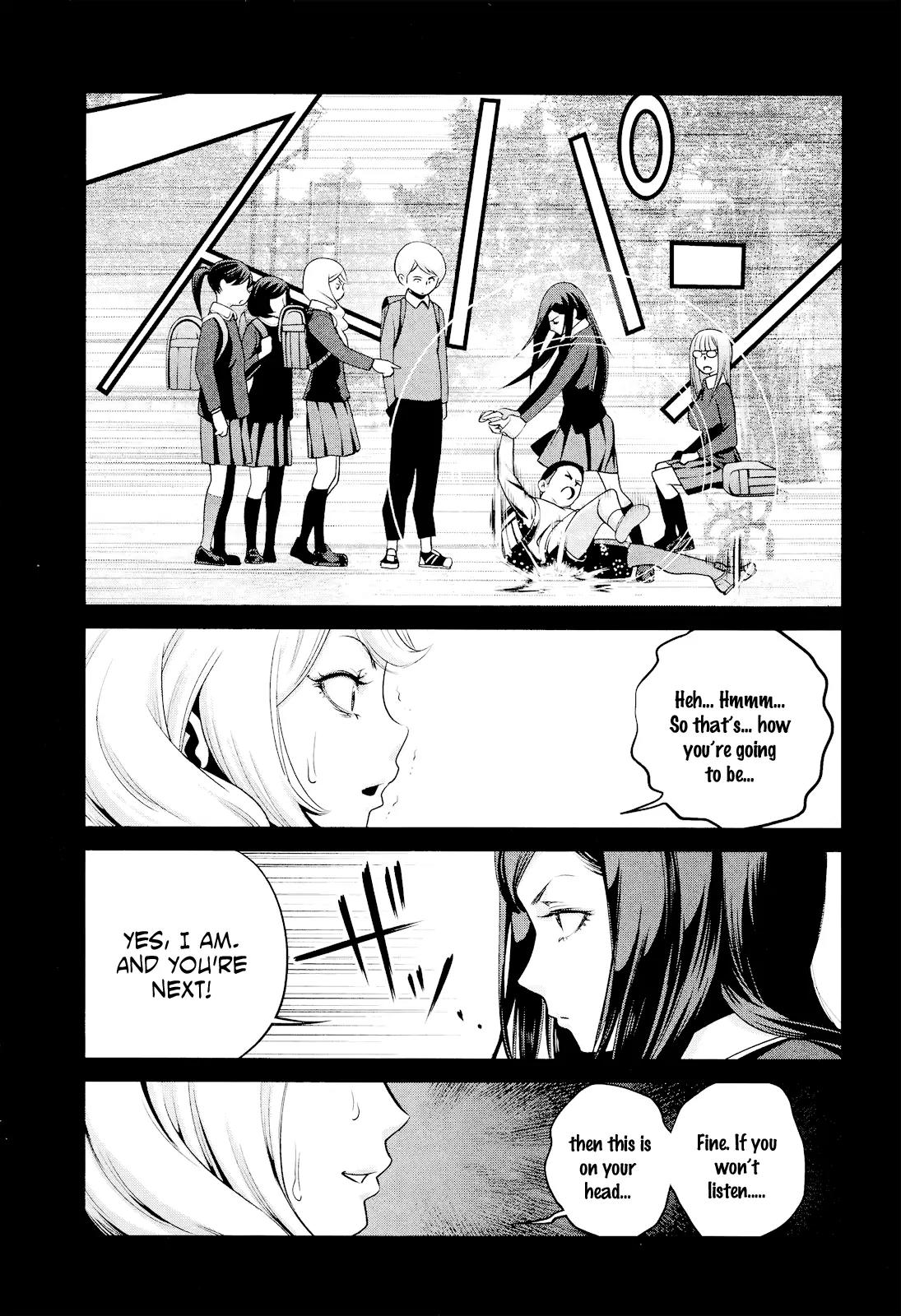 Kangoku Gakuen Chapter 98 page 12 - Chapter 98: Woman of Steel