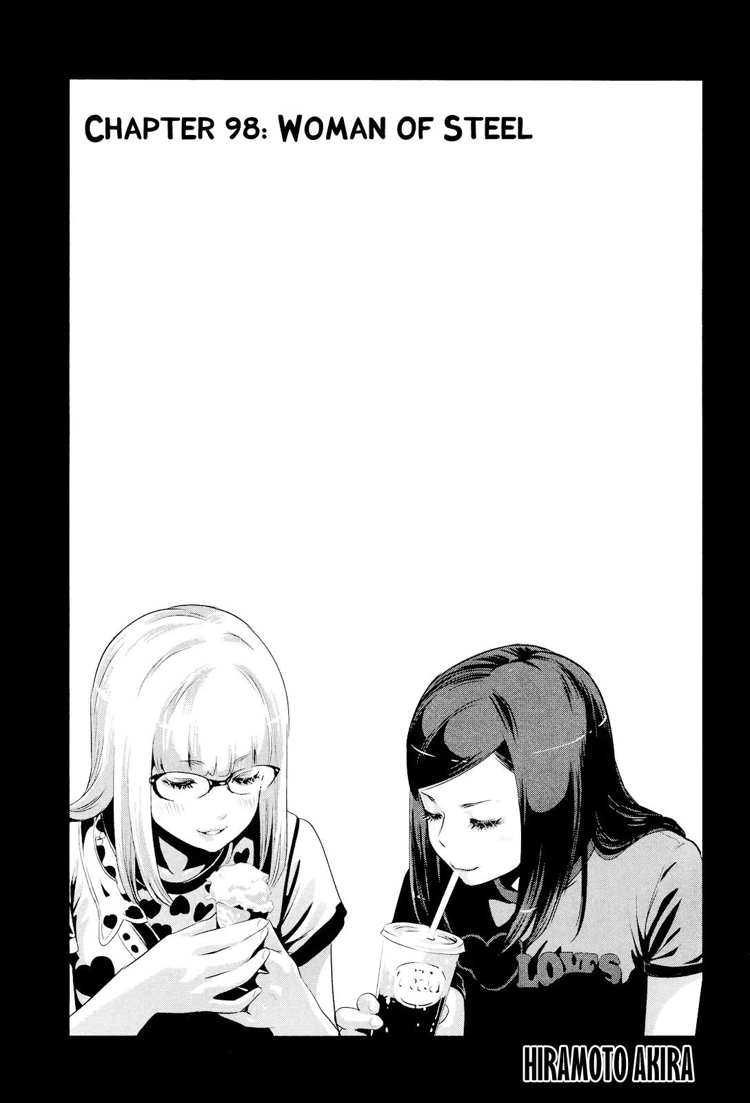 Kangoku Gakuen Chapter 98 page 2 - Chapter 98: Woman of Steel