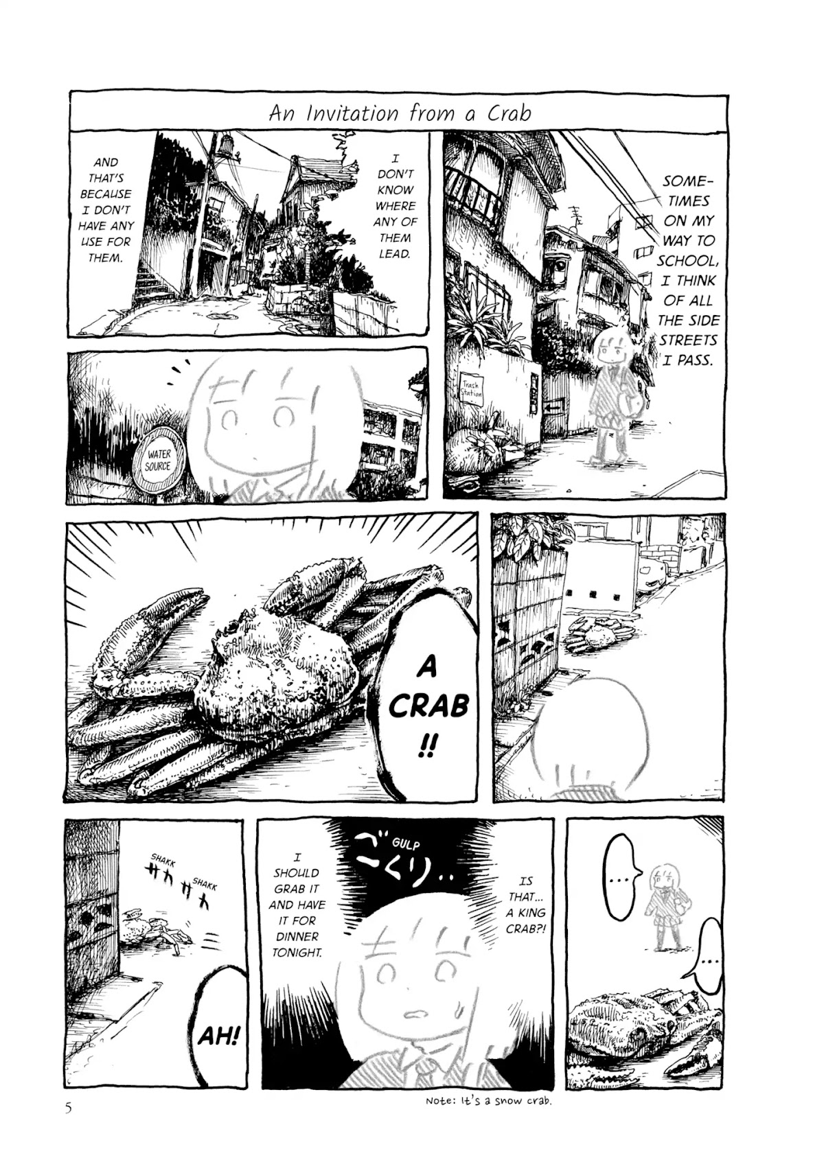 Kani ni Sasowarete Chapter 1 page 6 - Chapter 1: An Invitation by a Crab