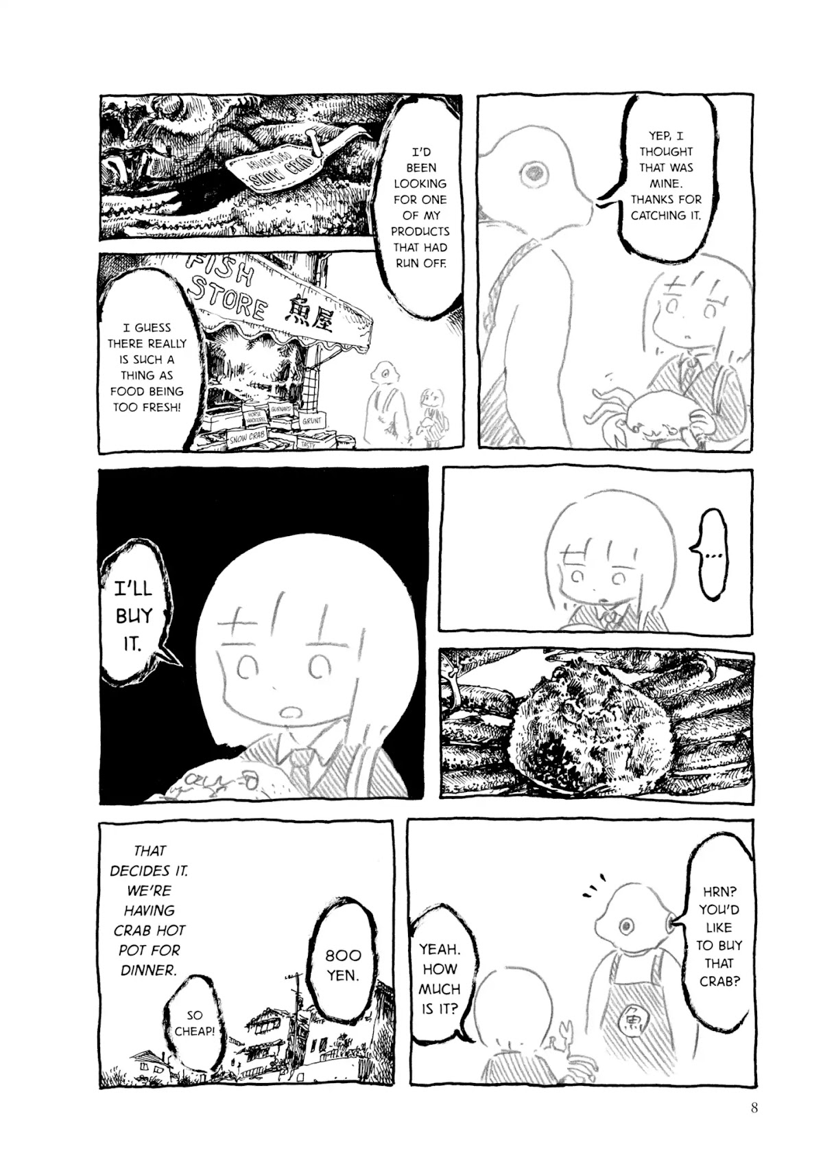 Kani ni Sasowarete Chapter 1 page 9 - Chapter 1: An Invitation by a Crab