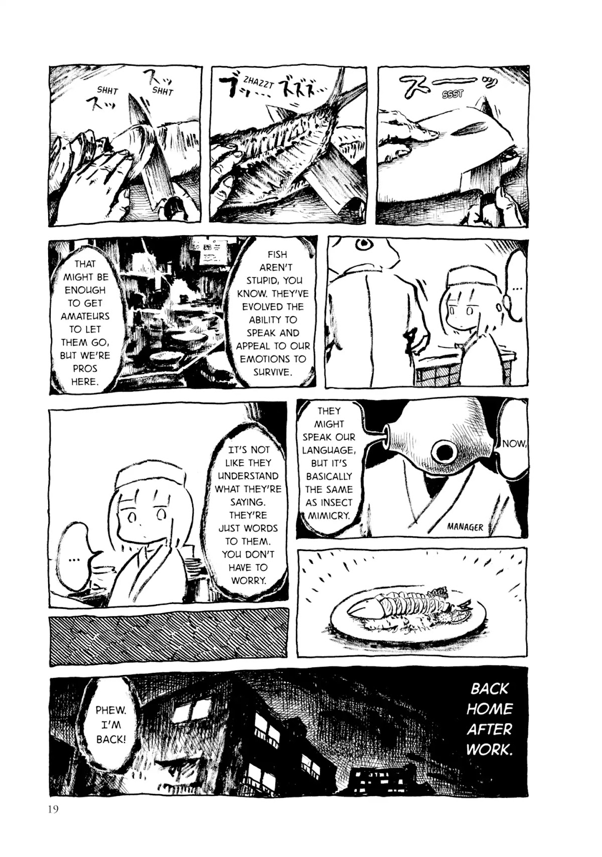Kani ni Sasowarete Chapter 3 page 3 - Chapter 3: A Story about Fish