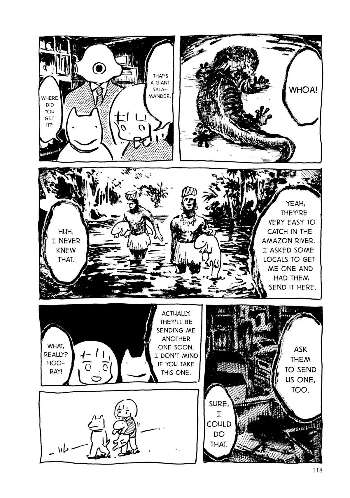 Kani ni Sasowarete Chapter 9 page 2 - Chapter 9: The Case of the Giant Salamander