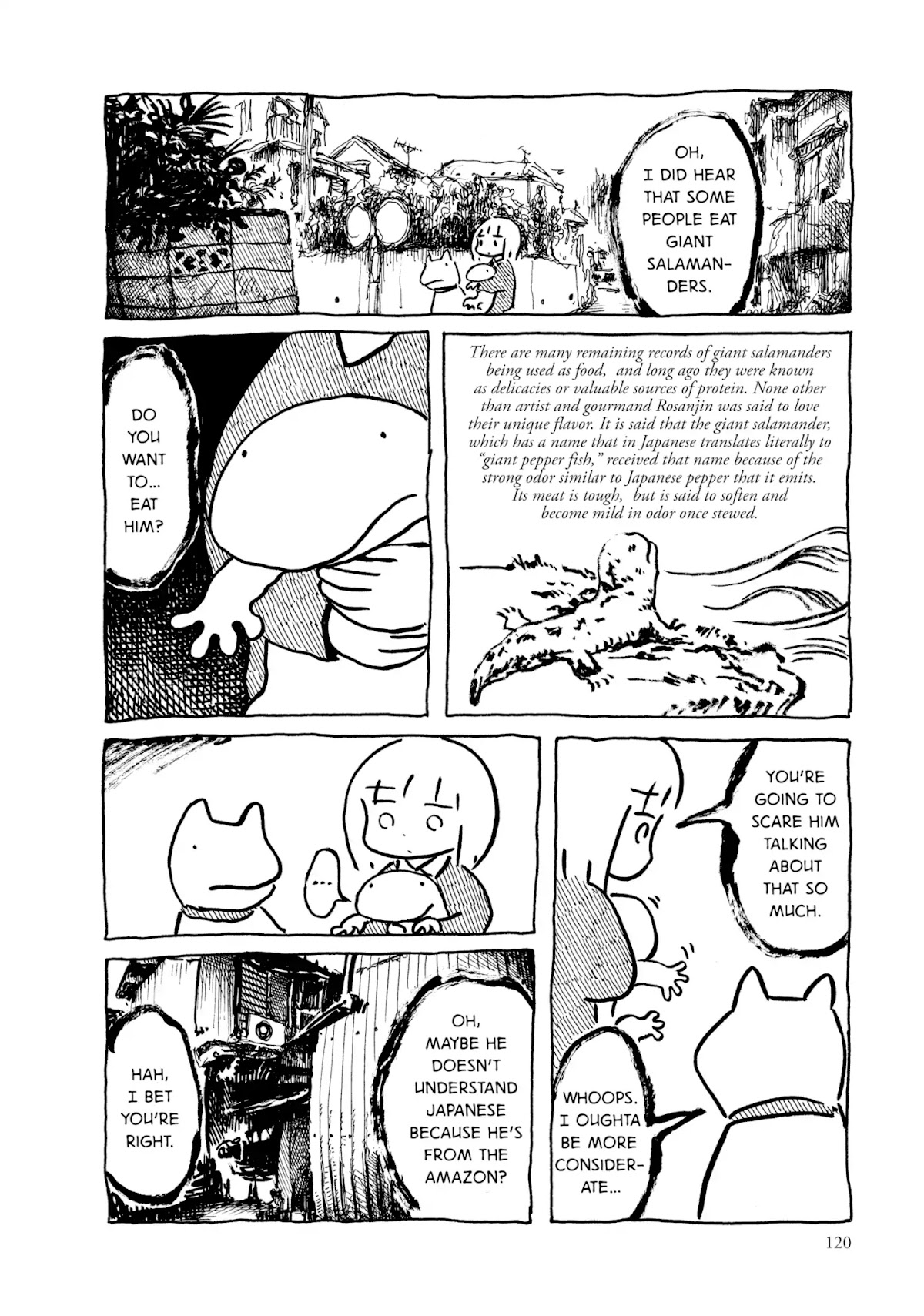 Kani ni Sasowarete Chapter 9 page 4 - Chapter 9: The Case of the Giant Salamander