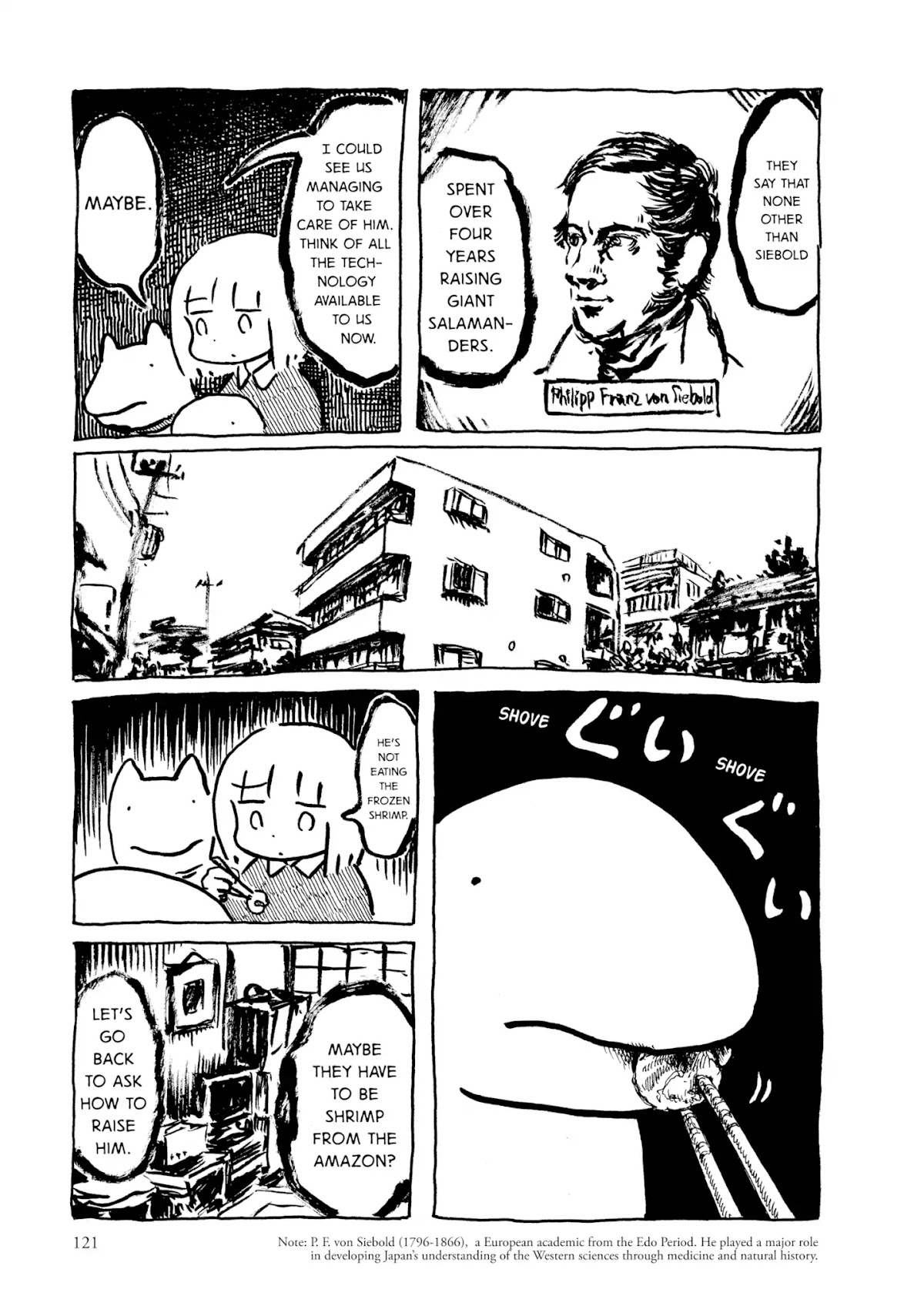 Kani ni Sasowarete Chapter 9 page 5 - Chapter 9: The Case of the Giant Salamander