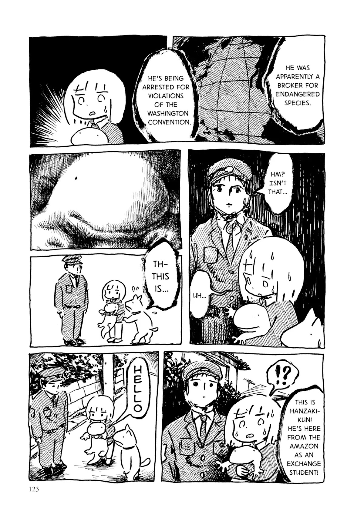Kani ni Sasowarete Chapter 9 page 7 - Chapter 9: The Case of the Giant Salamander