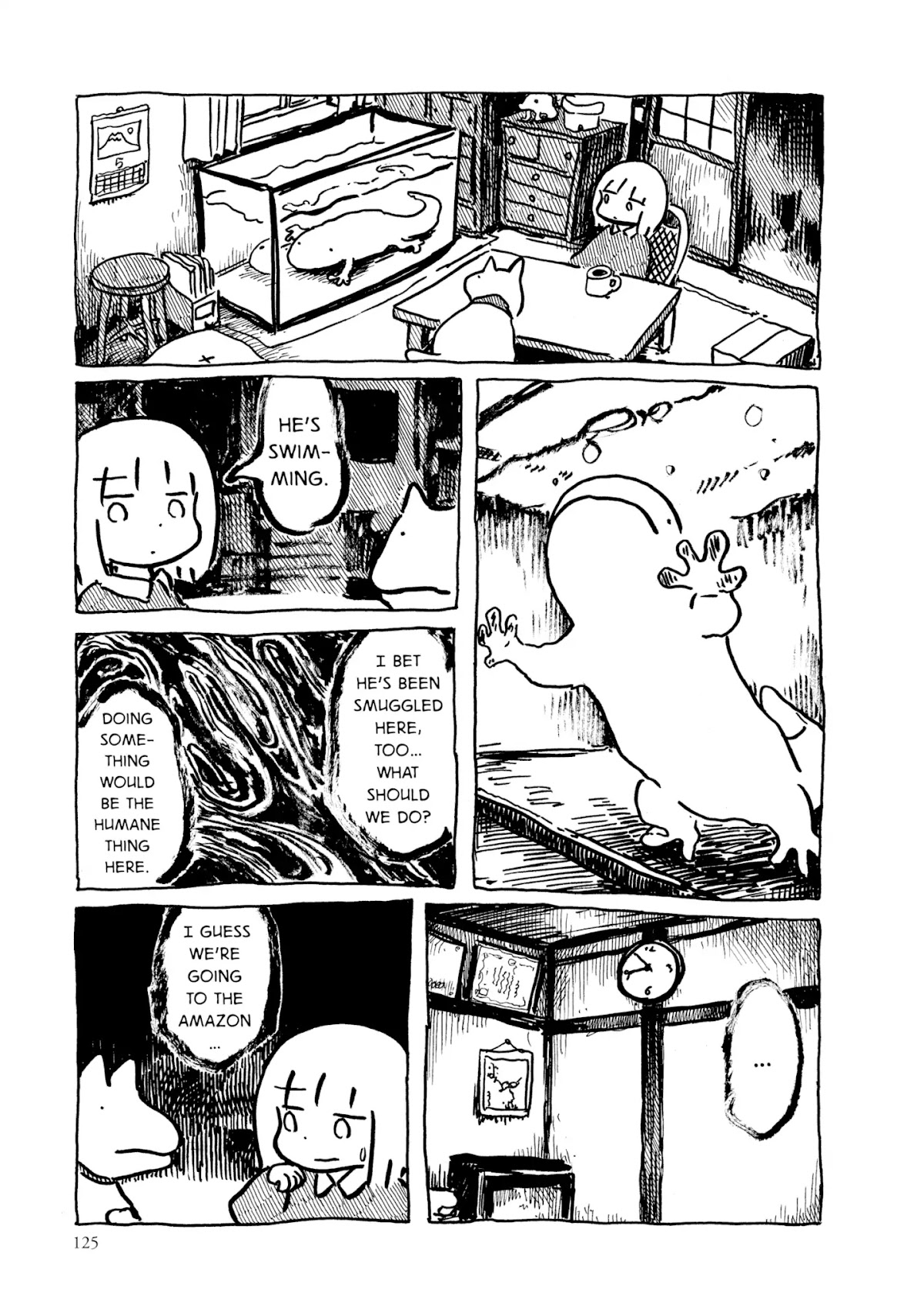 Kani ni Sasowarete Chapter 9 page 9 - Chapter 9: The Case of the Giant Salamander