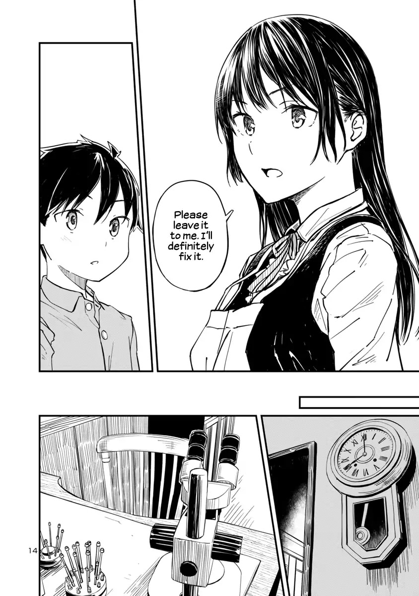 Kanmuri-san's Watch Workshop Chapter 1 page 13 - Chapter 1: Welcome!