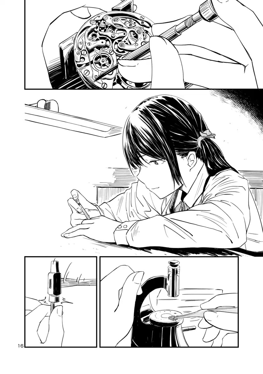 Kanmuri-san's Watch Workshop Chapter 1 page 15 - Chapter 1: Welcome!
