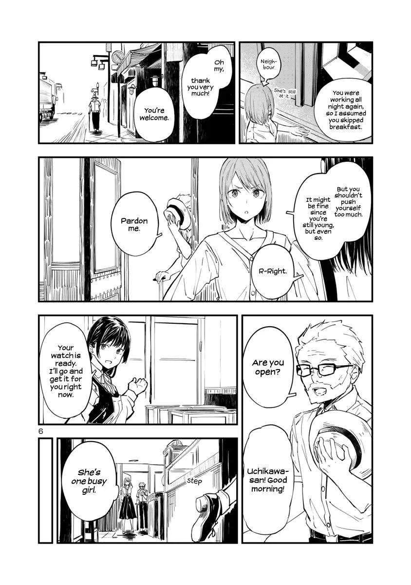 Kanmuri-san's Watch Workshop Chapter 1 page 5 - Chapter 1: Welcome!