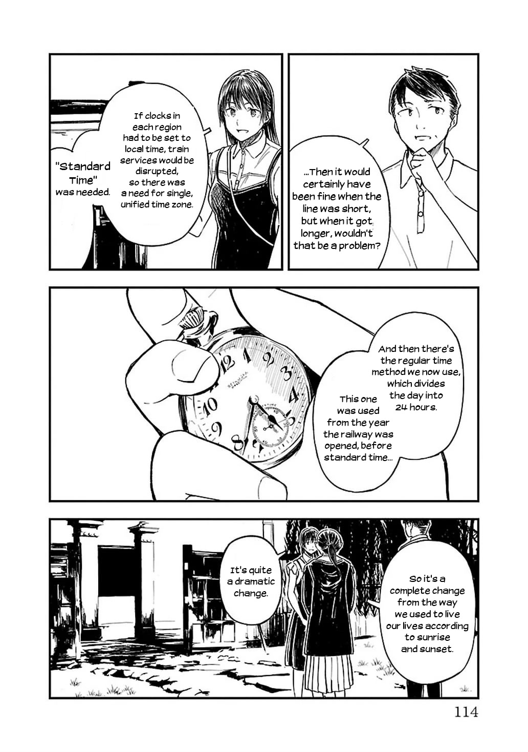 Kanmuri-san's Watch Workshop Chapter 11 page 14 - Chapter 11: It's So Relaxing...