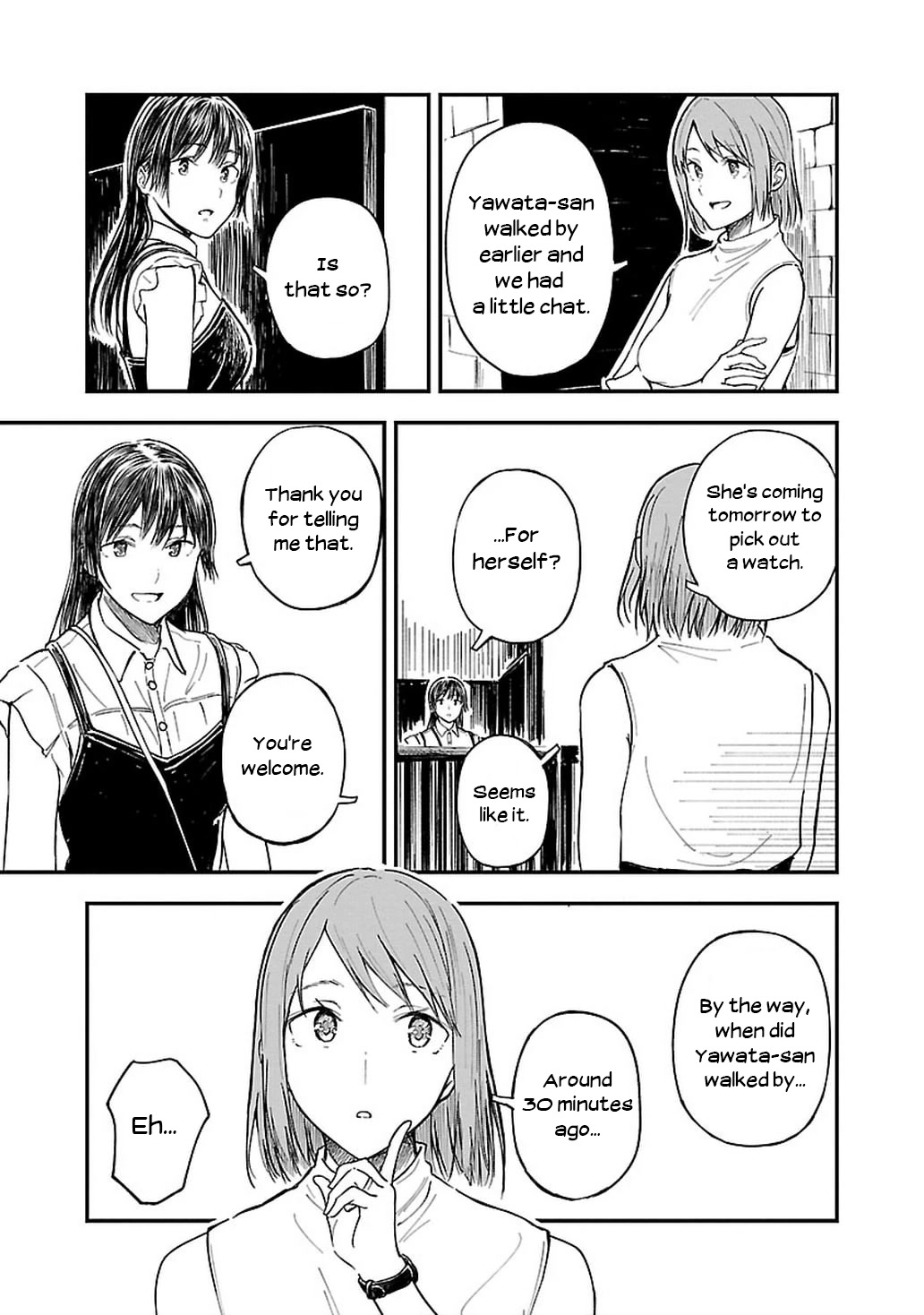 Kanmuri-san's Watch Workshop Chapter 11 page 23 - Chapter 11: It's So Relaxing...
