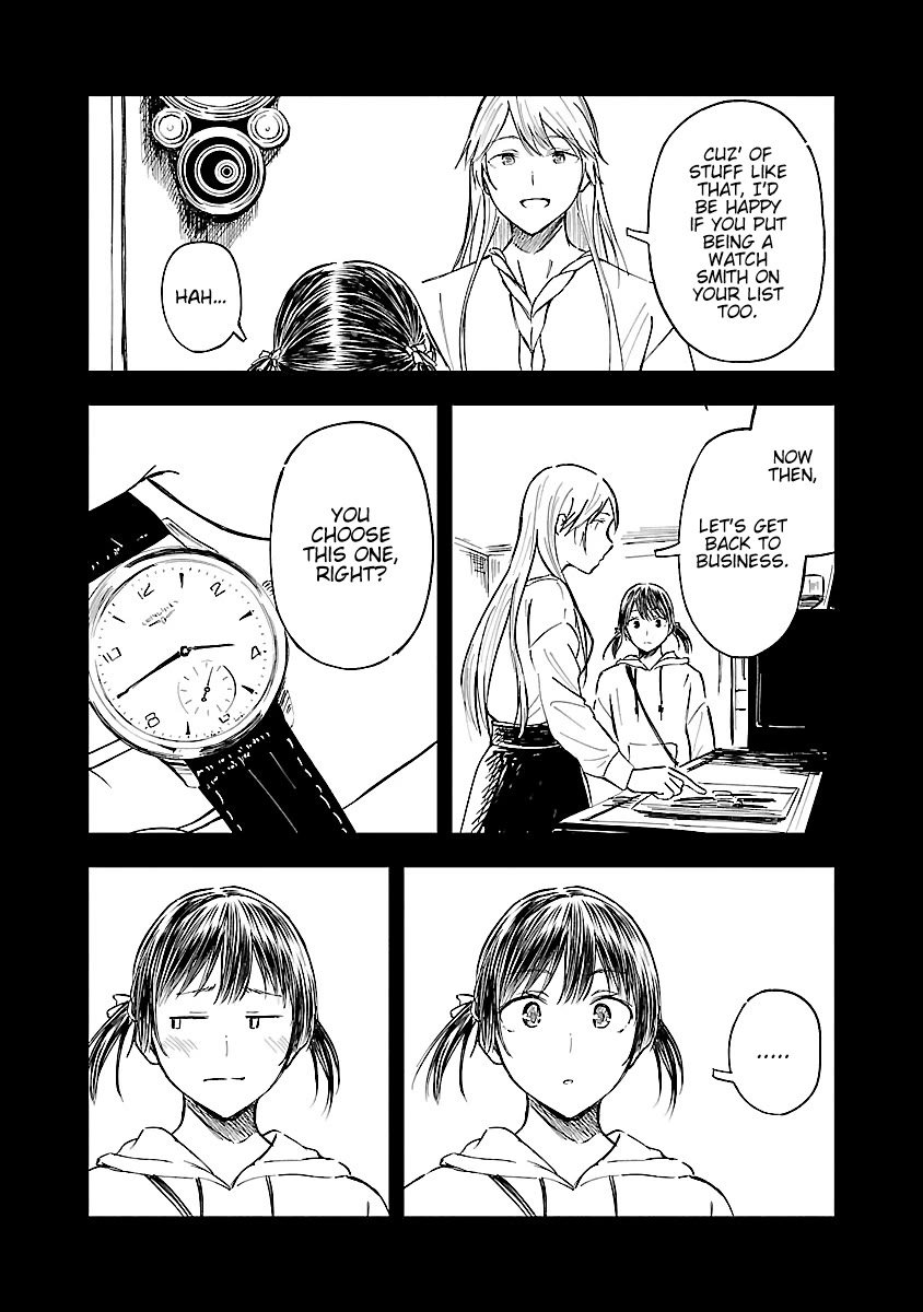 Kanmuri-san's Watch Workshop Chapter 12 page 15 - Chapter 12: What are you saying...