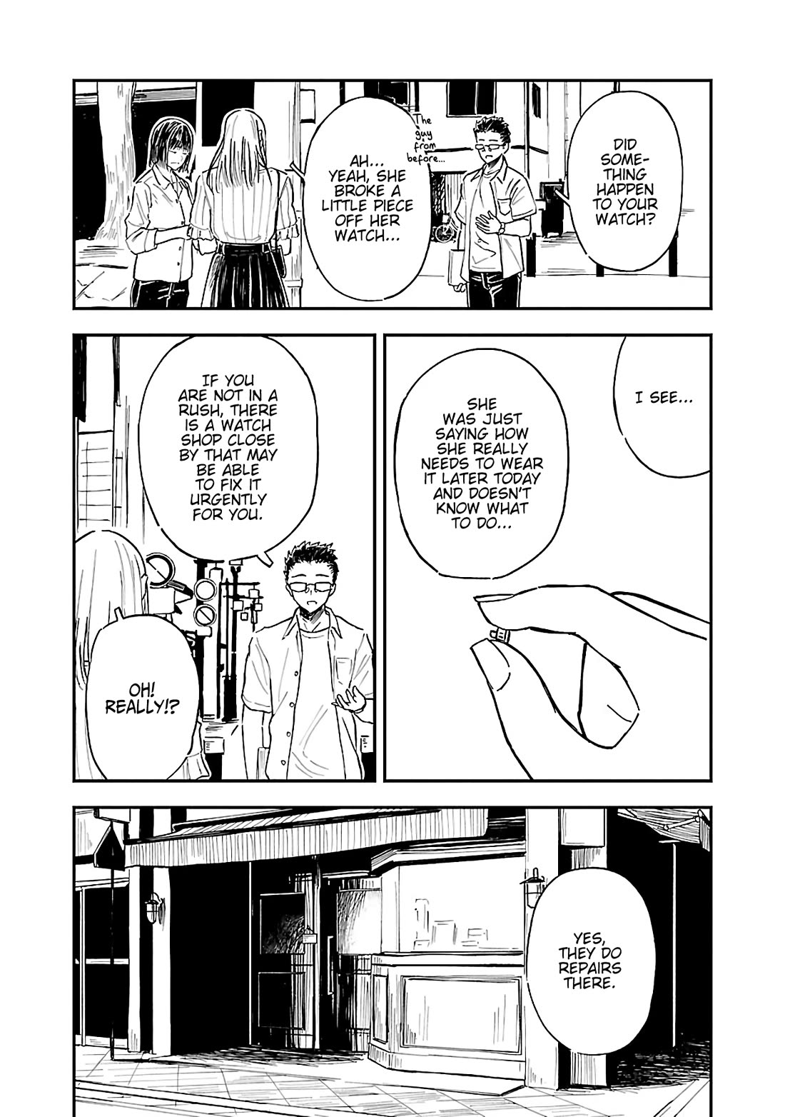Kanmuri-san's Watch Workshop Chapter 13 page 11 - Chapter 13: I run the shop...