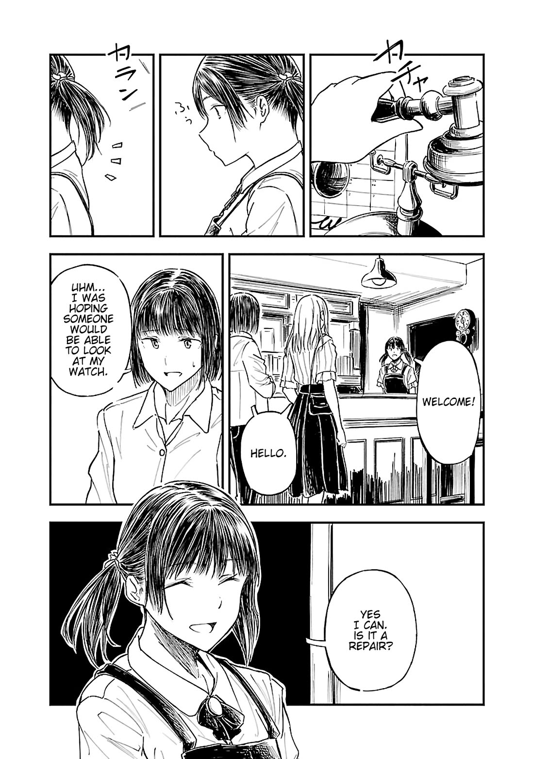 Kanmuri-san's Watch Workshop Chapter 13 page 13 - Chapter 13: I run the shop...