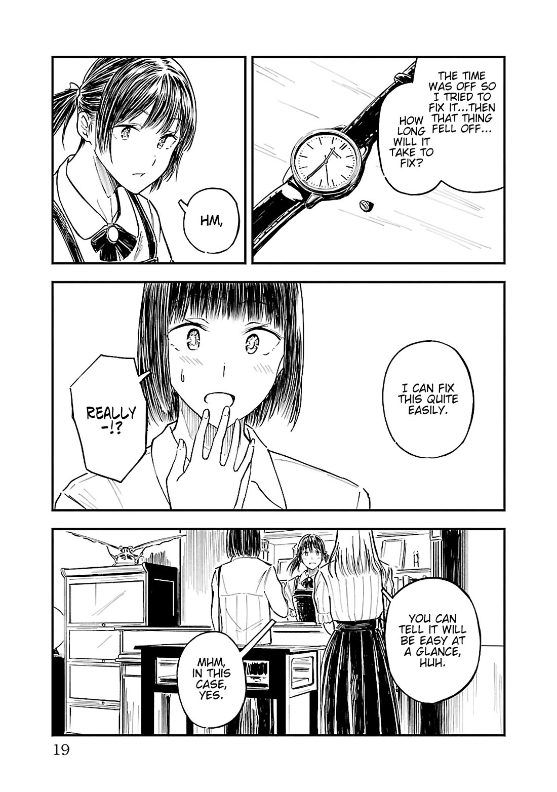 Kanmuri-san's Watch Workshop Chapter 13 page 17 - Chapter 13: I run the shop...