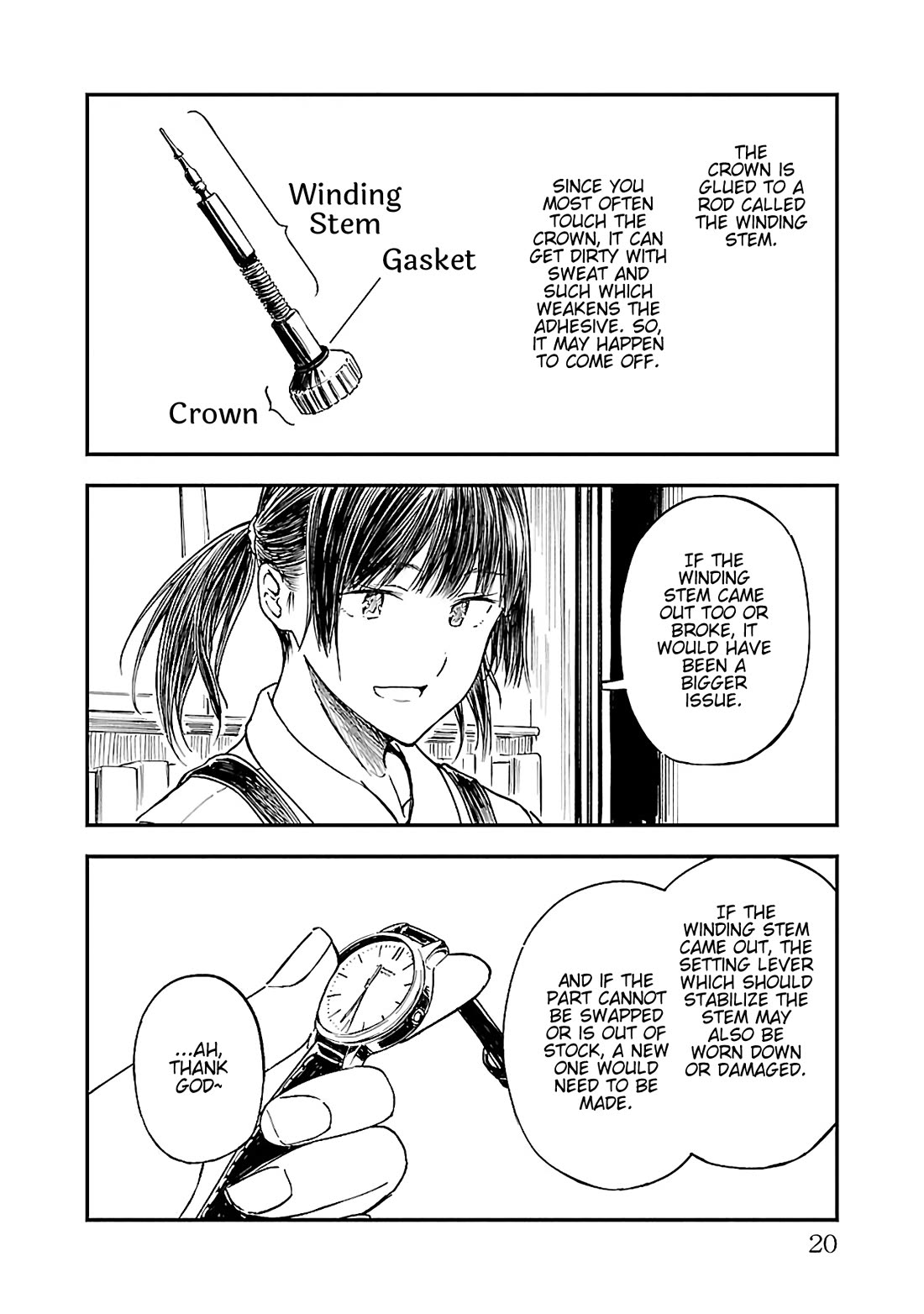 Kanmuri-san's Watch Workshop Chapter 13 page 18 - Chapter 13: I run the shop...