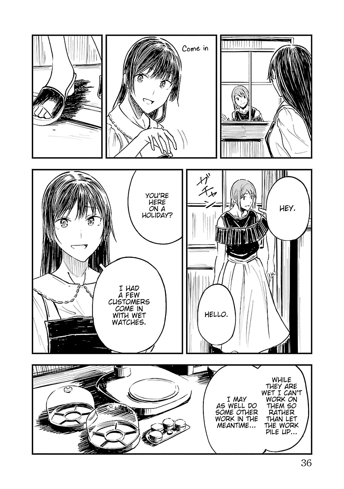 Kanmuri-san's Watch Workshop Chapter 14 page 10 - Chapter 14: Do you feel a bit better?