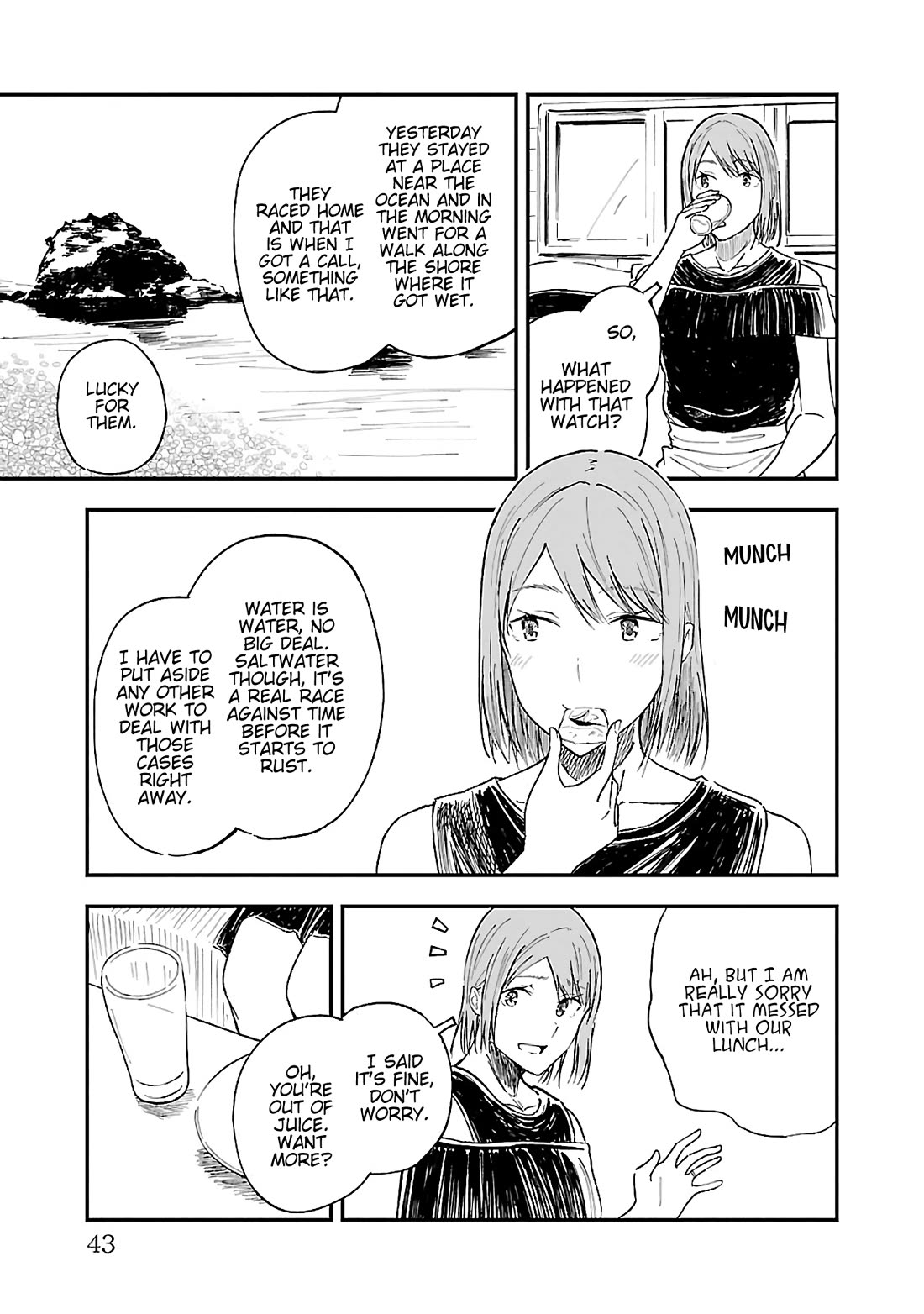 Kanmuri-san's Watch Workshop Chapter 14 page 17 - Chapter 14: Do you feel a bit better?
