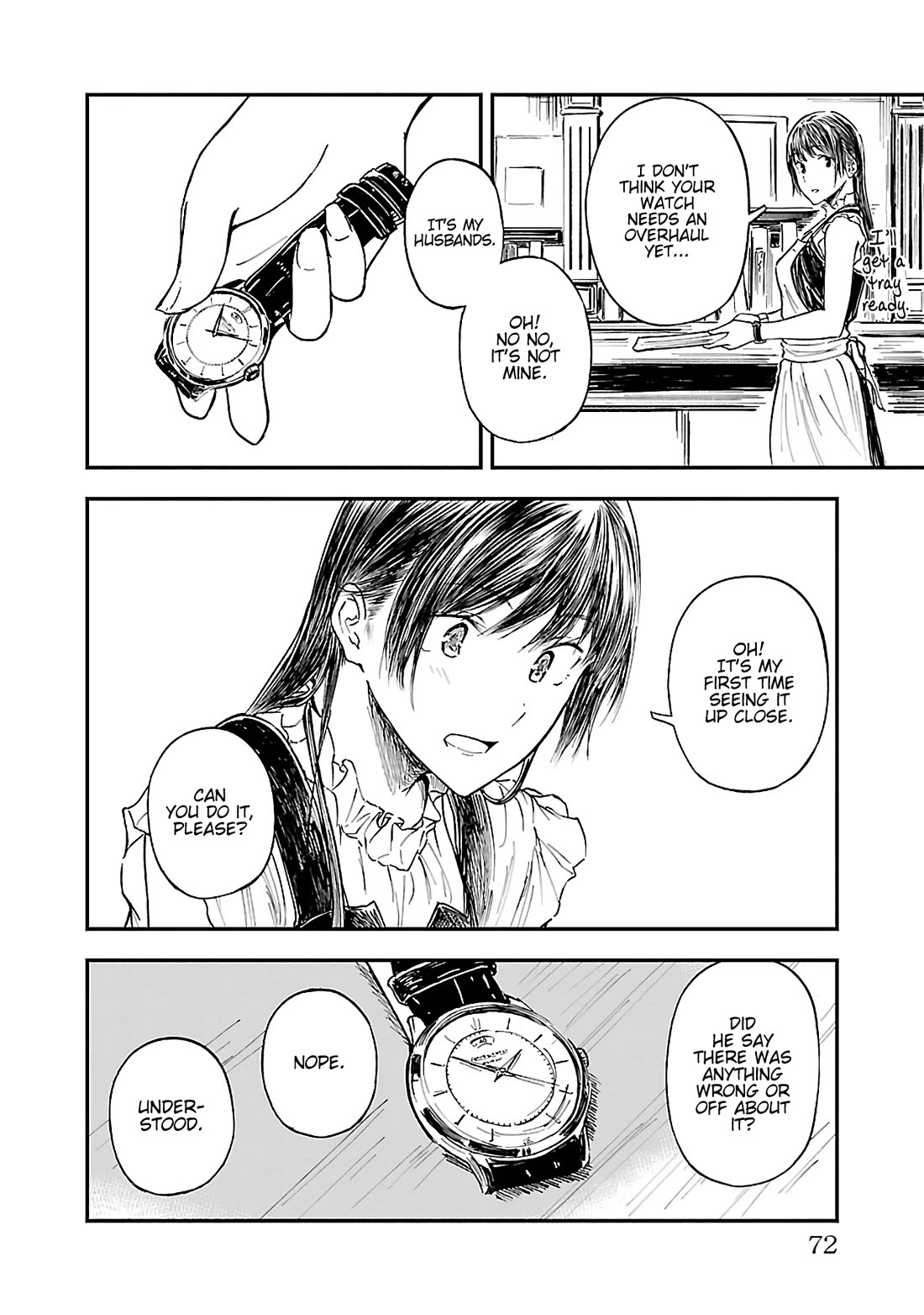 Kanmuri-san's Watch Workshop Chapter 15 page 16 - Chapter 15: Was that good enough...?
