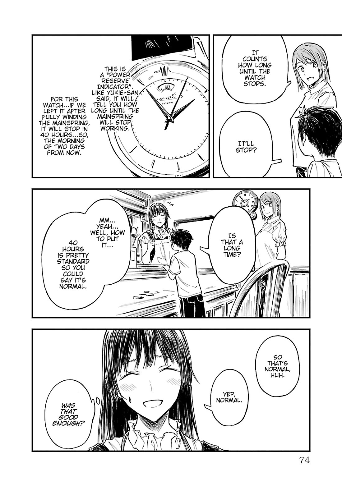 Kanmuri-san's Watch Workshop Chapter 15 page 18 - Chapter 15: Was that good enough...?