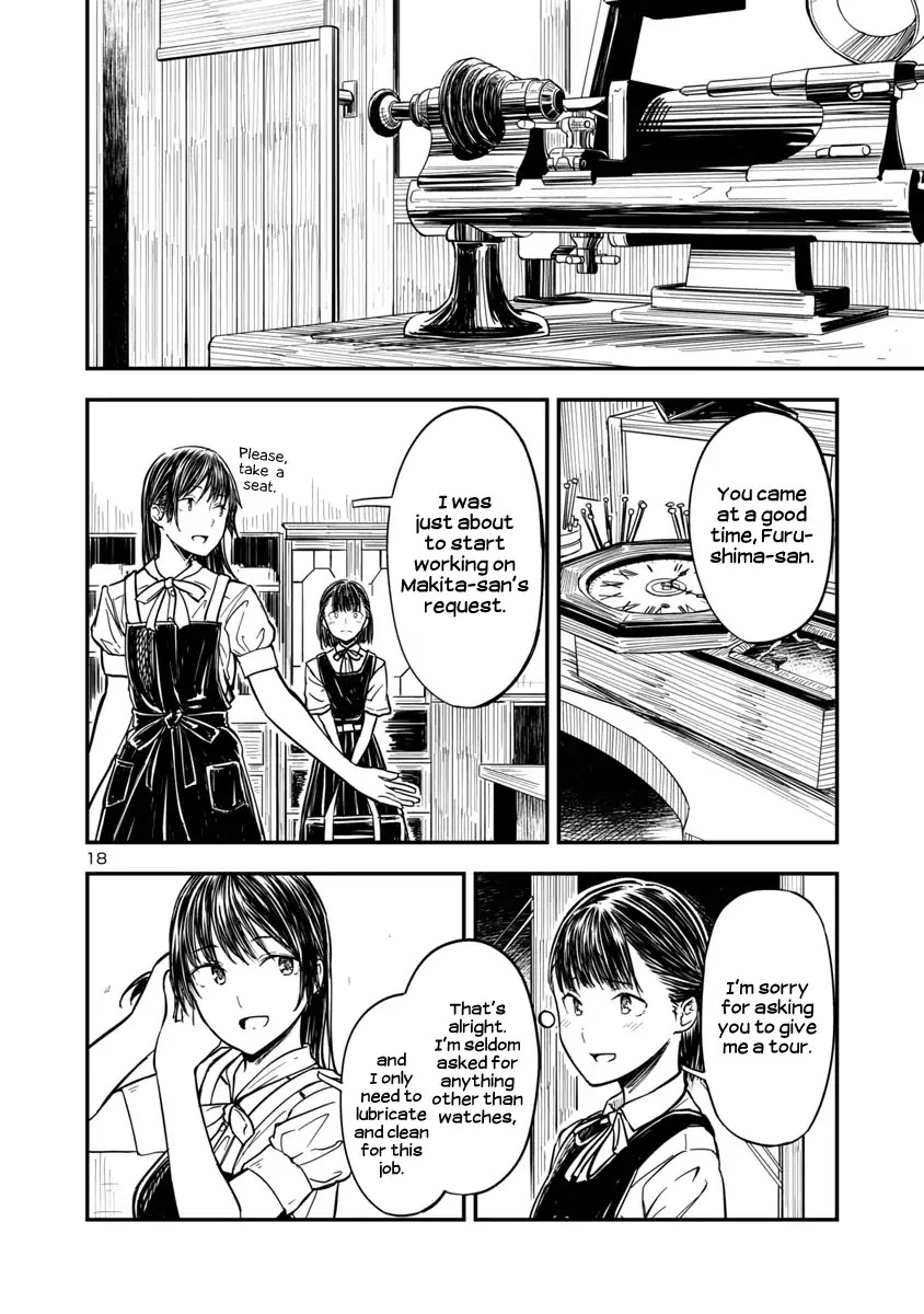 Kanmuri-san's Watch Workshop Chapter 3 page 18 - Chapter 3: A Token of Gratitude