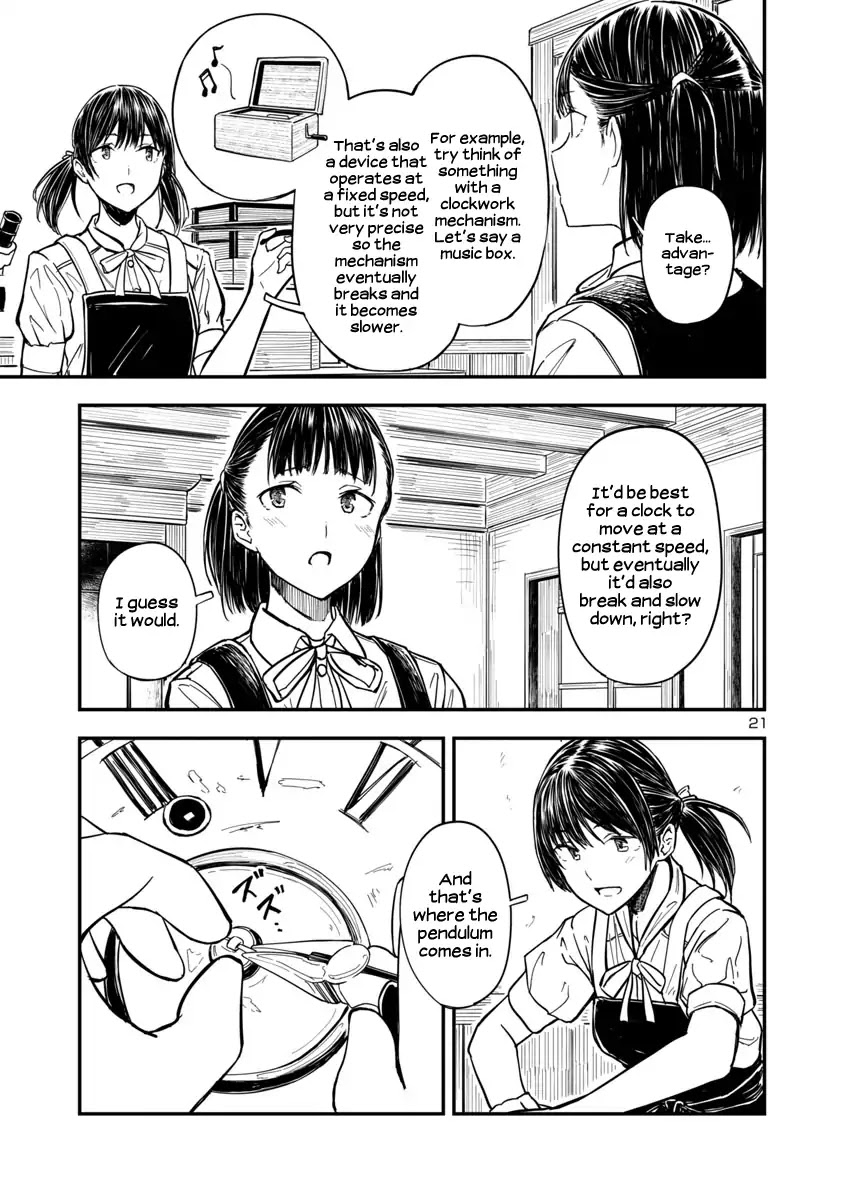 Kanmuri-san's Watch Workshop Chapter 3 page 21 - Chapter 3: A Token of Gratitude