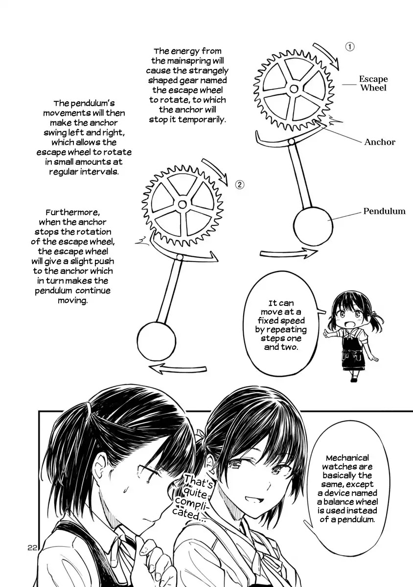 Kanmuri-san's Watch Workshop Chapter 3 page 22 - Chapter 3: A Token of Gratitude
