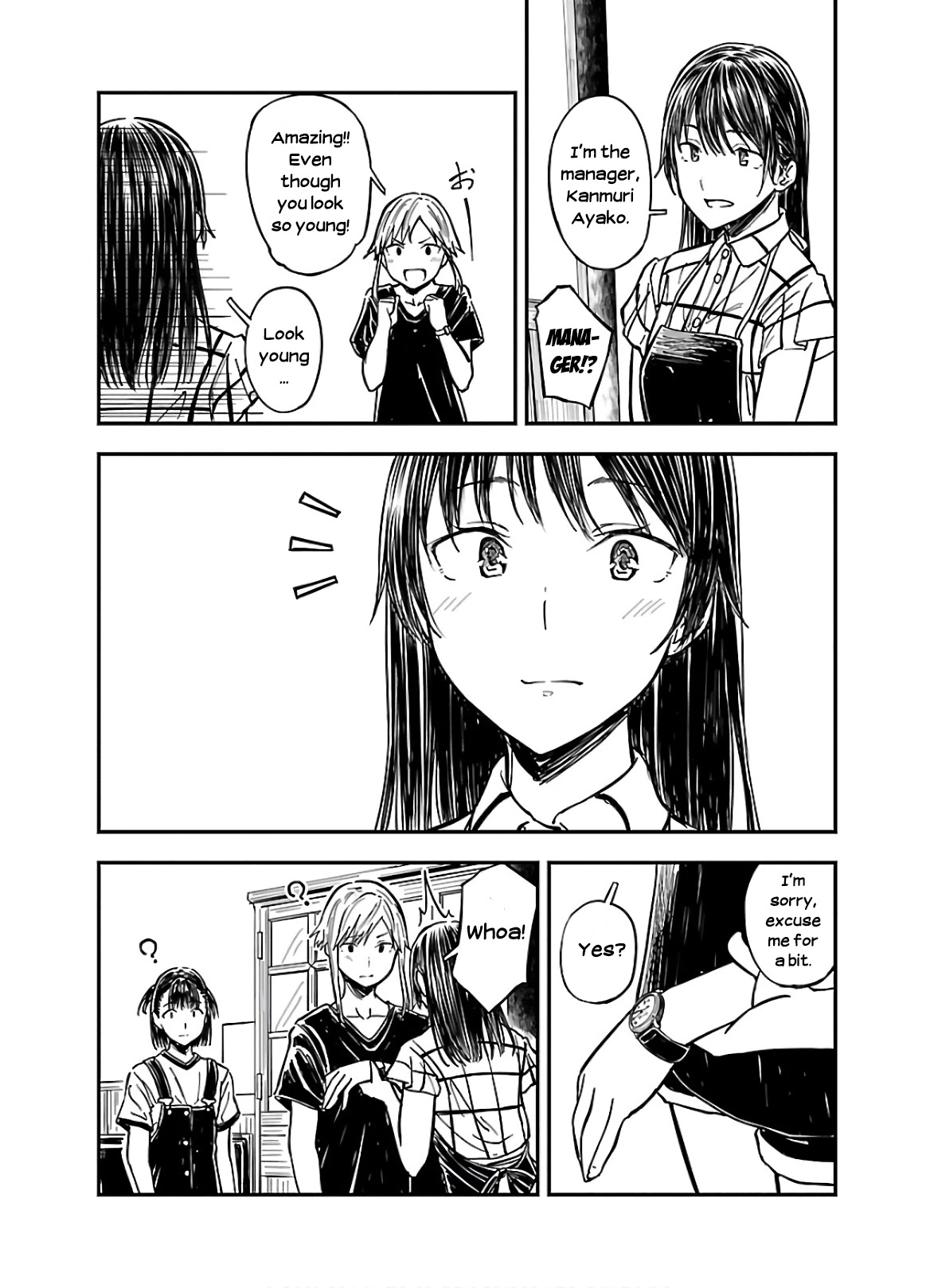 Kanmuri-san's Watch Workshop Chapter 4 page 10 - Chapter 4: The Water Has Got In