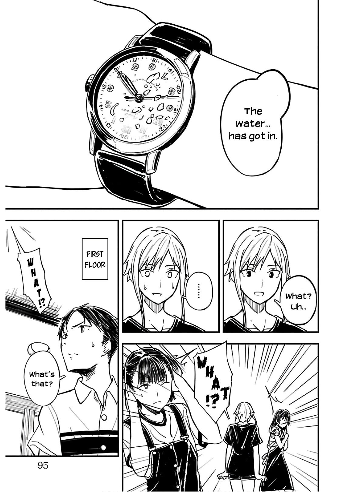 Kanmuri-san's Watch Workshop Chapter 4 page 11 - Chapter 4: The Water Has Got In