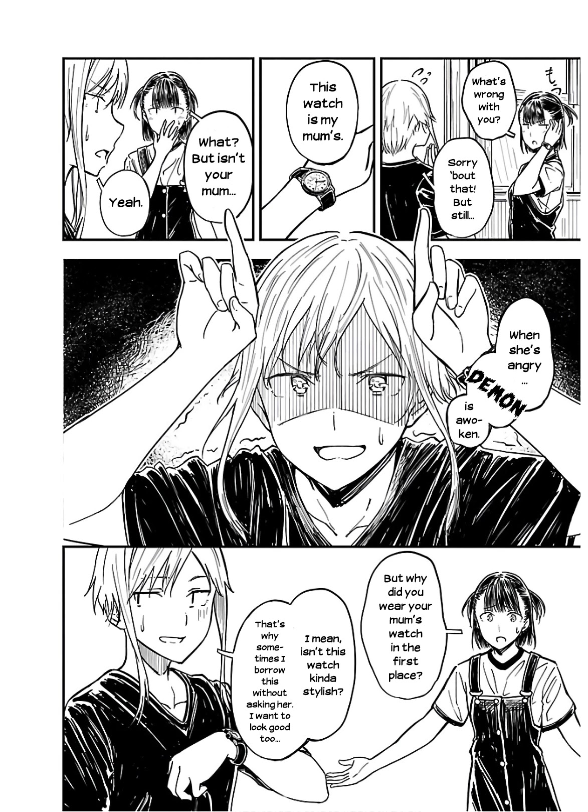 Kanmuri-san's Watch Workshop Chapter 4 page 12 - Chapter 4: The Water Has Got In