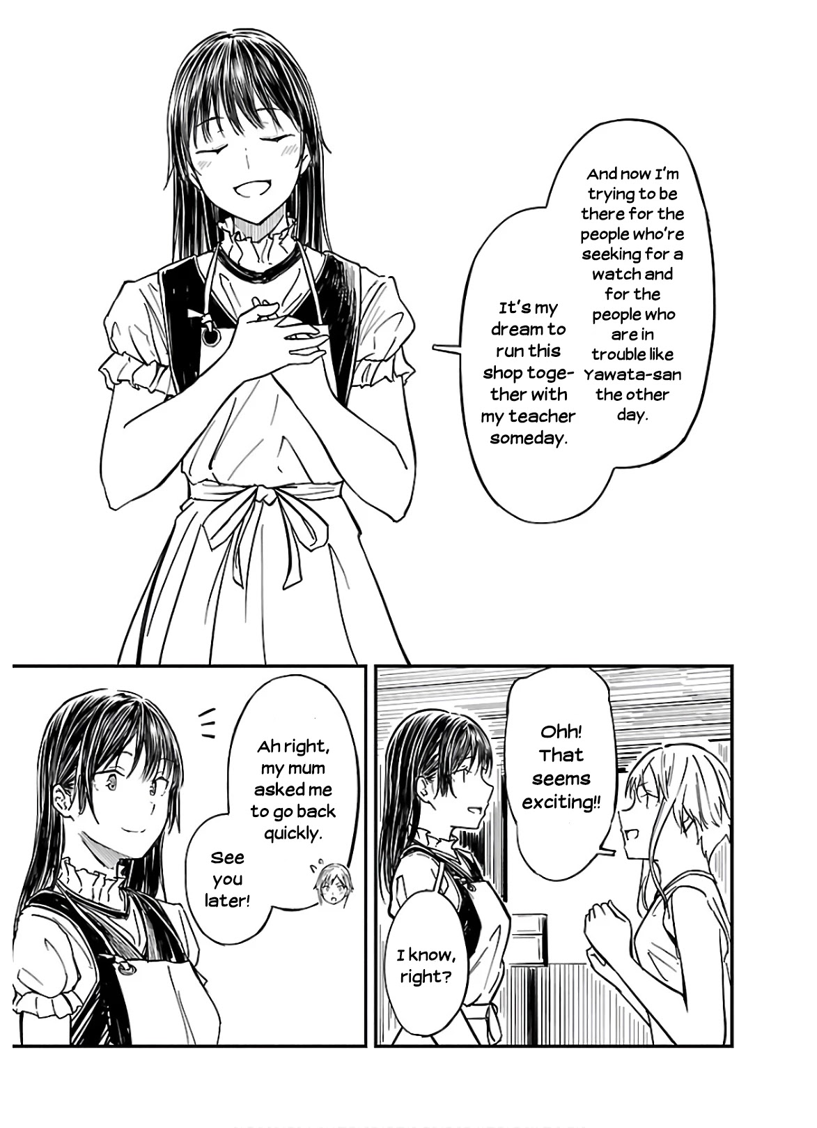 Kanmuri-san's Watch Workshop Chapter 4 page 21 - Chapter 4: The Water Has Got In