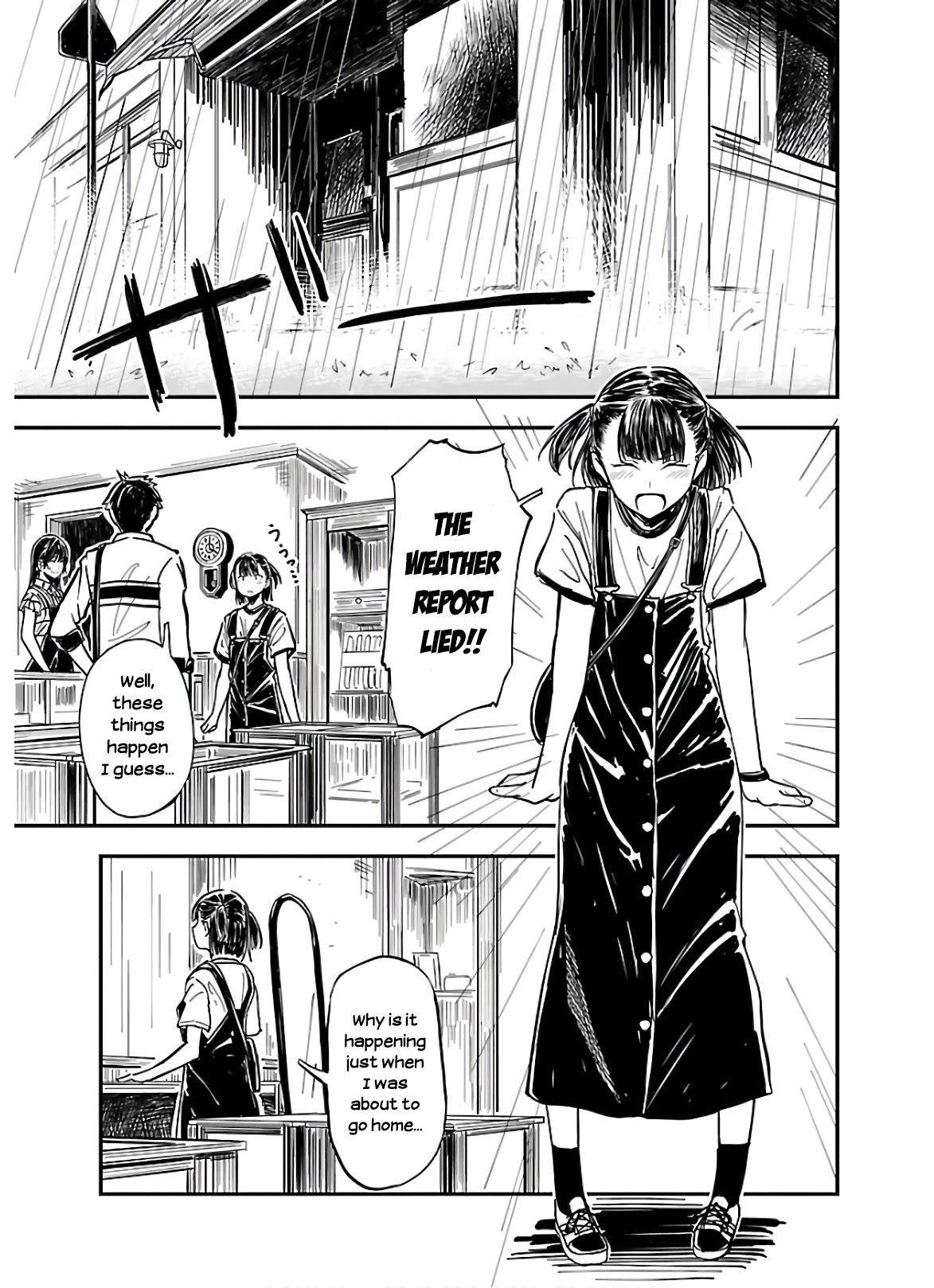 Kanmuri-san's Watch Workshop Chapter 4 page 3 - Chapter 4: The Water Has Got In