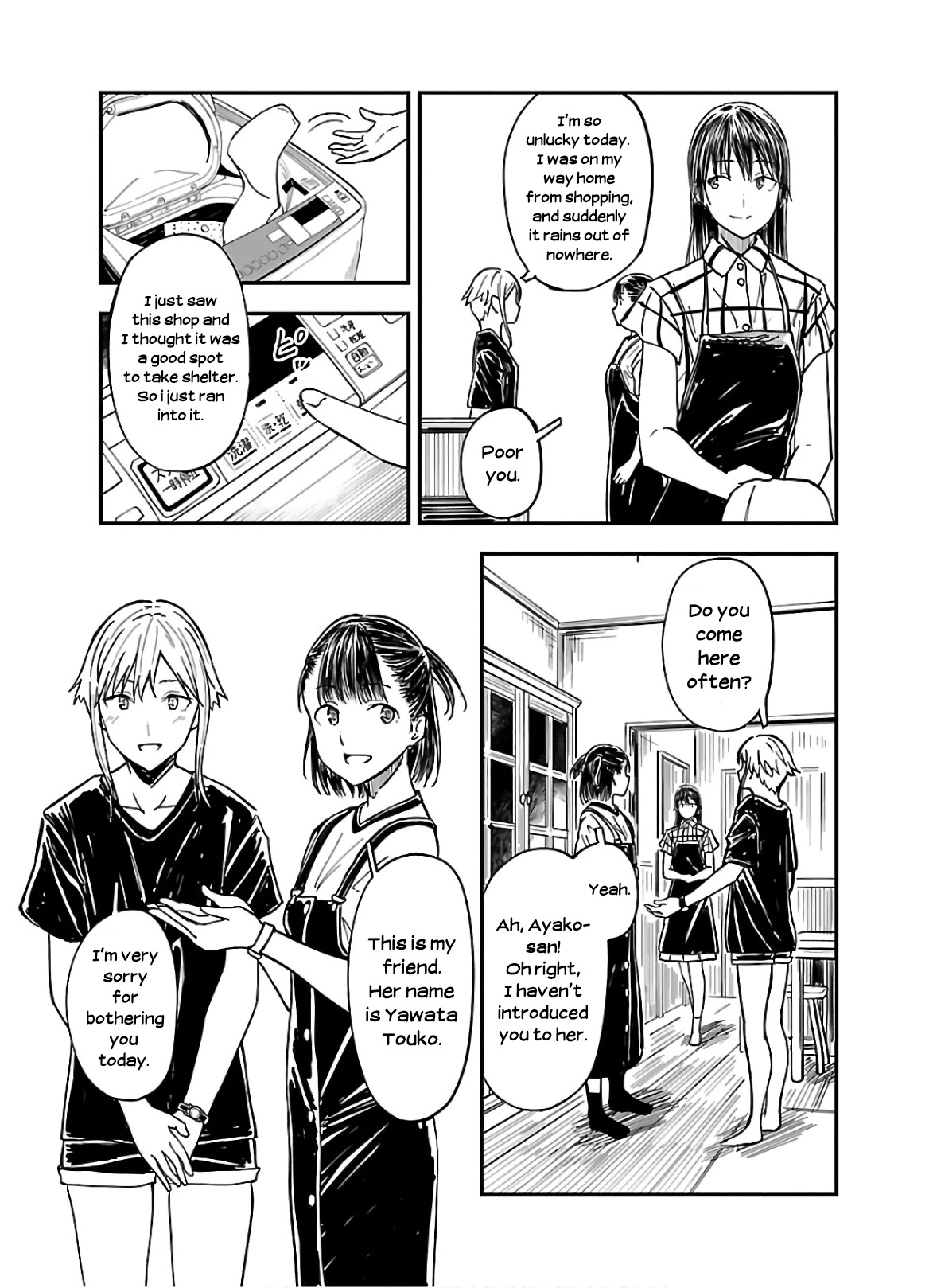 Kanmuri-san's Watch Workshop Chapter 4 page 9 - Chapter 4: The Water Has Got In