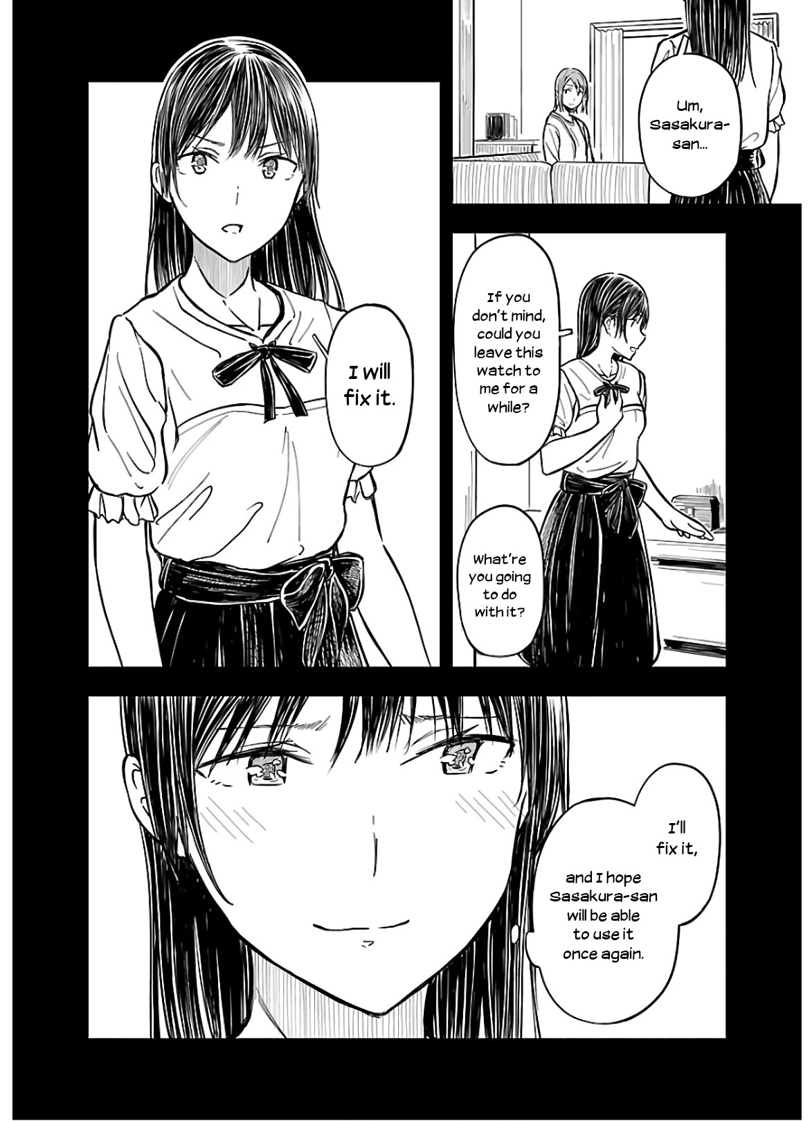 Kanmuri-san's Watch Workshop Chapter 6 page 12 - Chapter 6: Yukie's Memory - Part 2