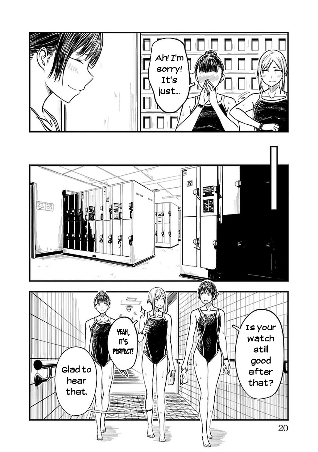 Kanmuri-san's Watch Workshop Chapter 7 page 21 - Chapter 7: Is It Waterproof?