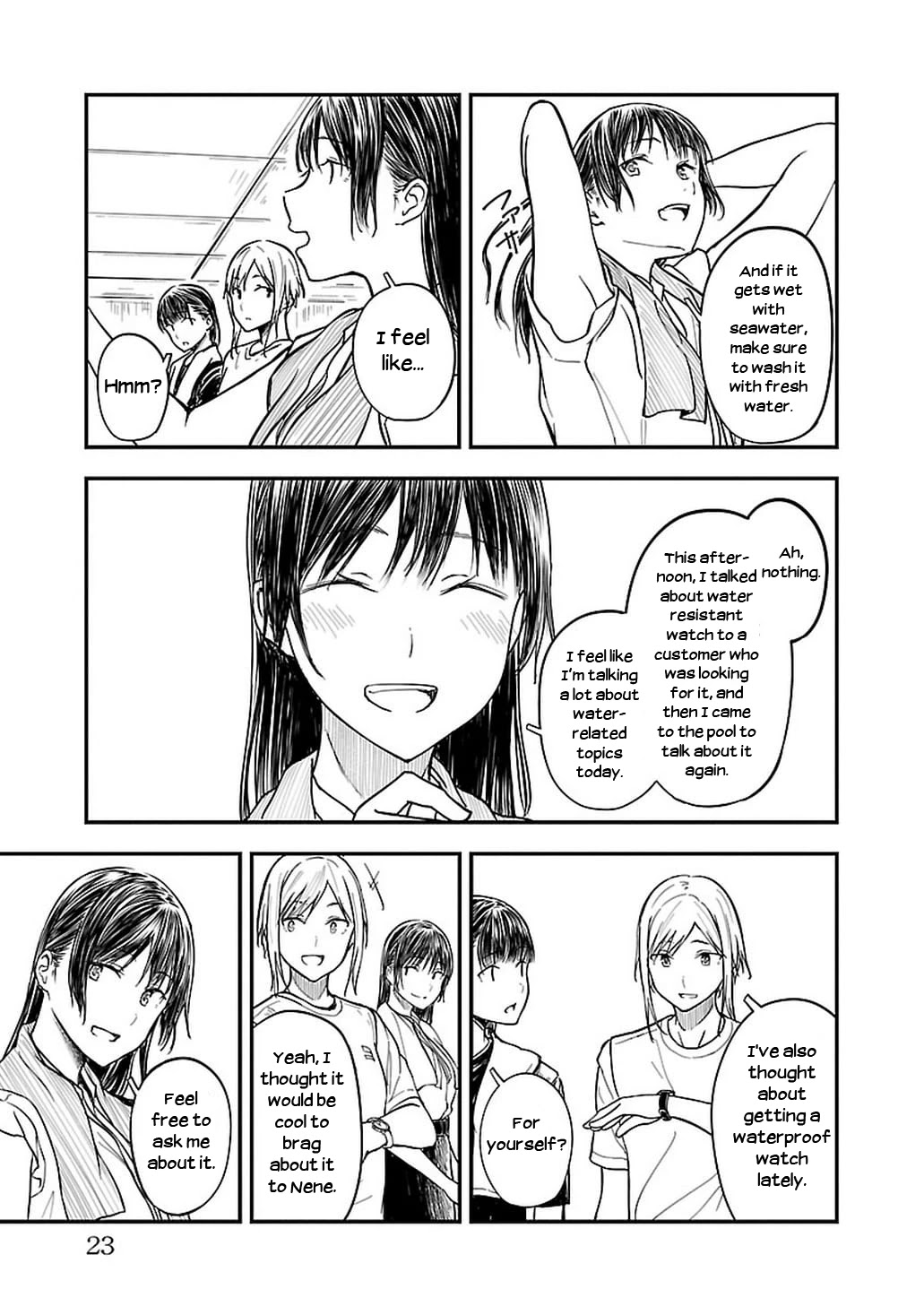 Kanmuri-san's Watch Workshop Chapter 7 page 24 - Chapter 7: Is It Waterproof?