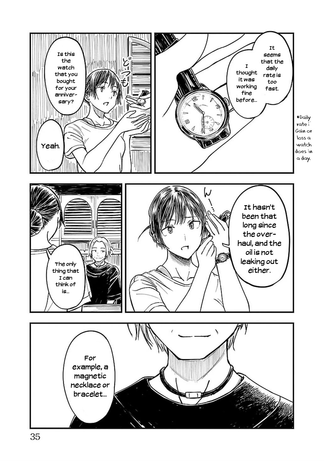 Kanmuri-san's Watch Workshop Chapter 8 page 11 - Chapter 8: The Memories of The Two of Us