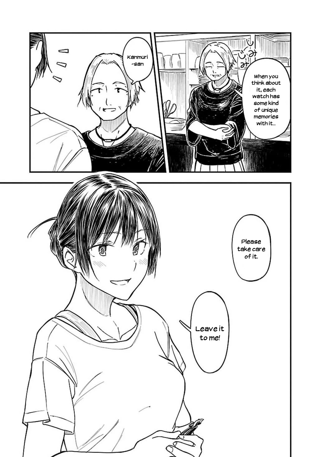 Kanmuri-san's Watch Workshop Chapter 8 page 13 - Chapter 8: The Memories of The Two of Us