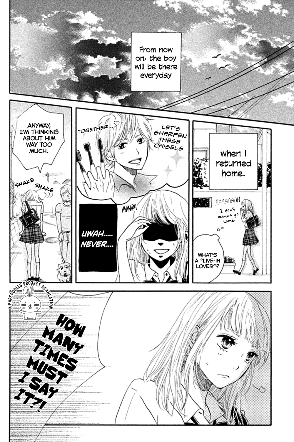 Kanna to Decchi Chapter 1.2 page 19 - Chapter 1 v2 : The Hammer Boy
