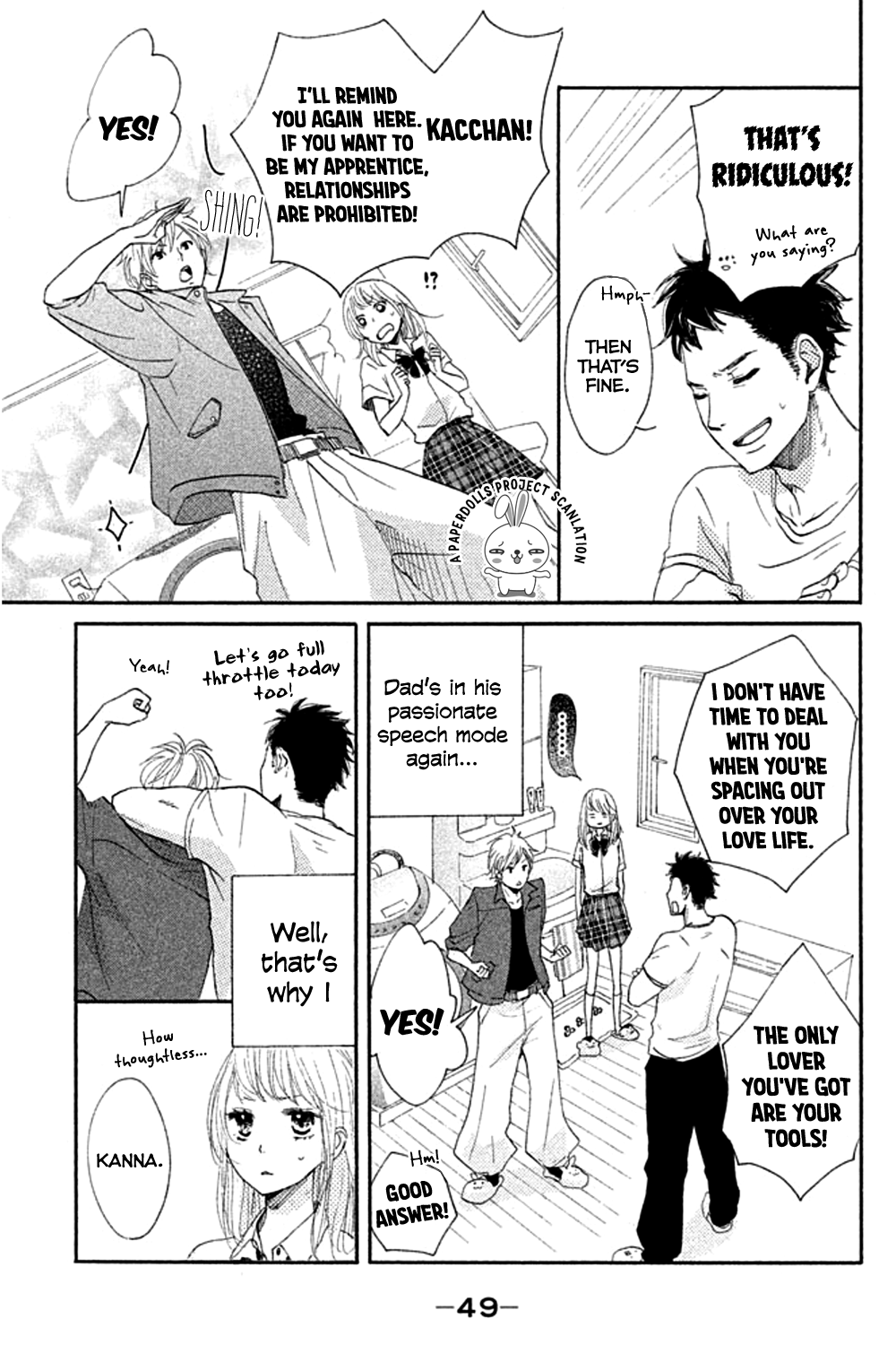 Kanna to Decchi Chapter 1.2 page 50 - Chapter 1 v2 : The Hammer Boy