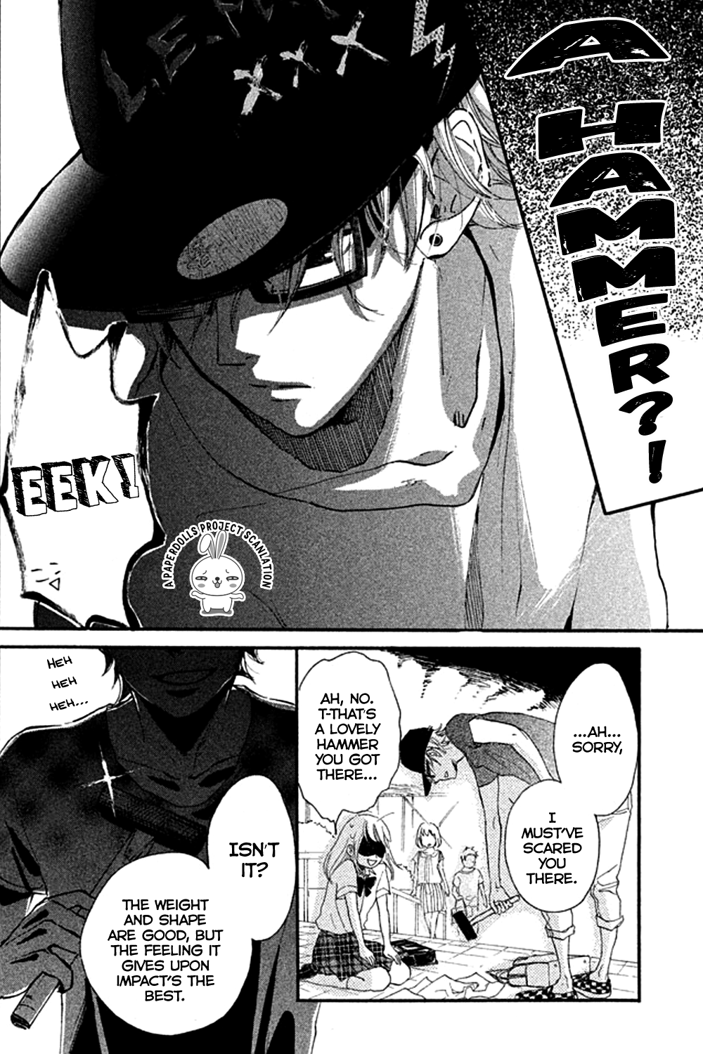 Kanna to Decchi Chapter 1.2 page 7 - Chapter 1 v2 : The Hammer Boy