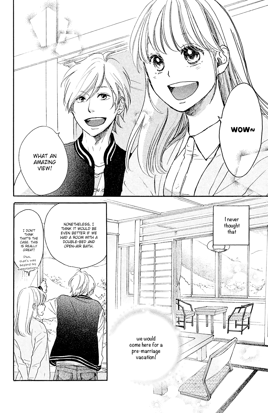 Kanna to Decchi Chapter 26 page 4 - Chapter 26: Pre-Marriage Vacation...?