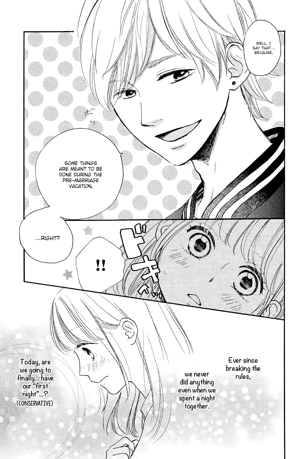 Kanna to Decchi Chapter 26 page 5 - Chapter 26: Pre-Marriage Vacation...?