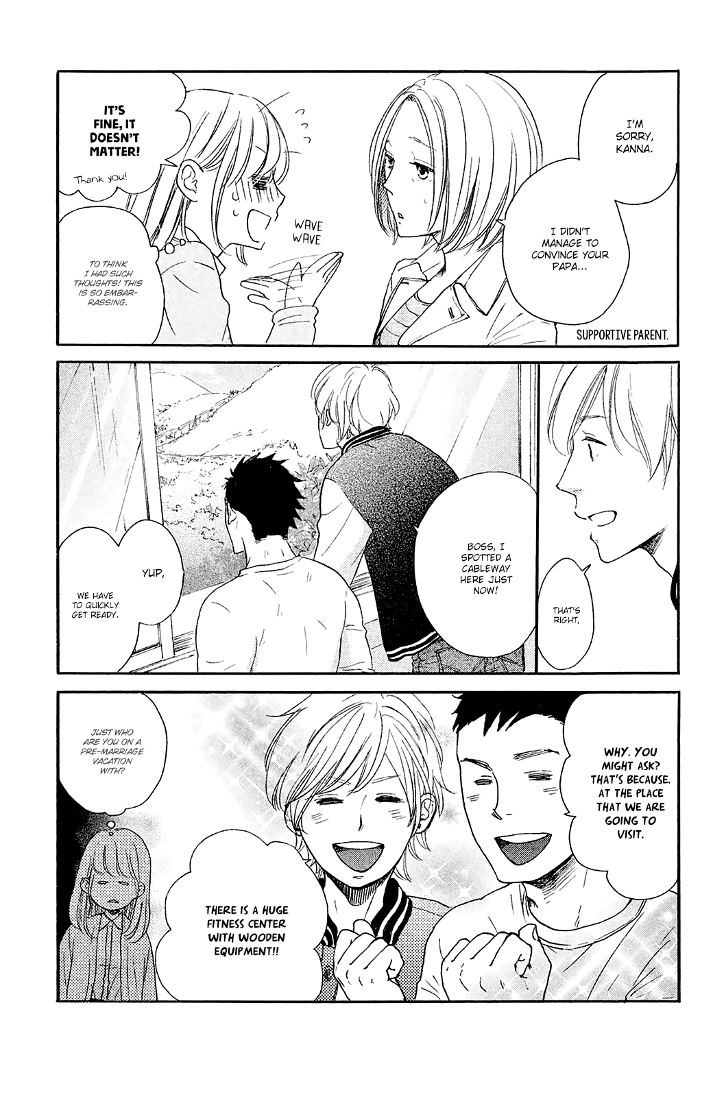 Kanna to Decchi Chapter 26 page 7 - Chapter 26: Pre-Marriage Vacation...?