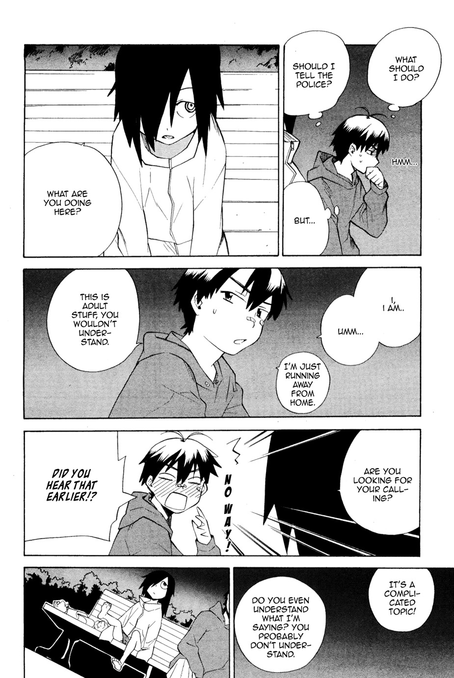 Kannagi Chapter 29 page 28 - Chapter 29: An ON/OFF Switch for a Calling