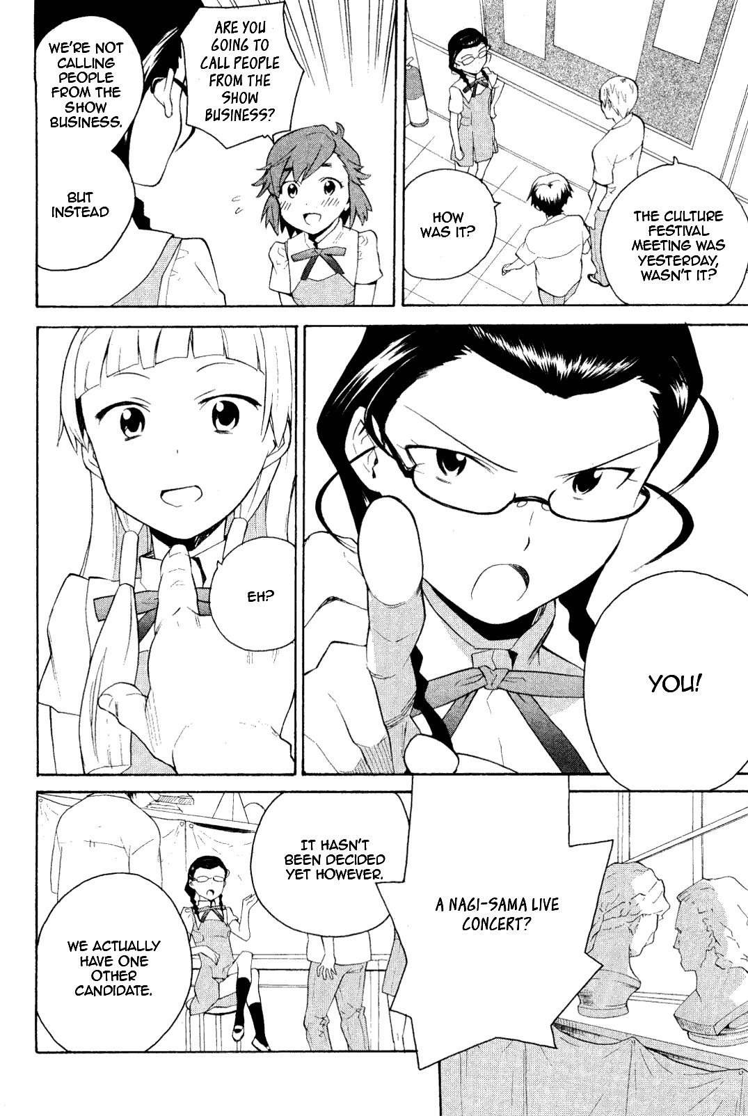Kannagi Chapter 32 page 4 - Chapter 32: High School Idolmaster
