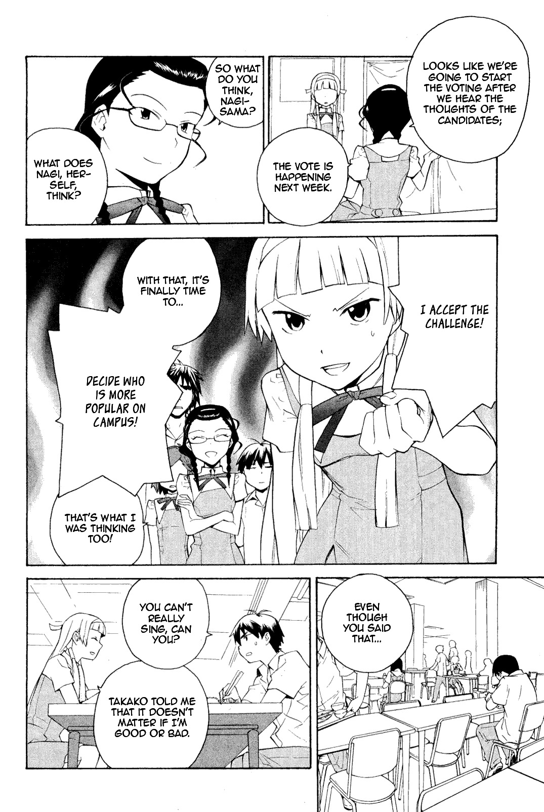 Kannagi Chapter 32 page 6 - Chapter 32: High School Idolmaster