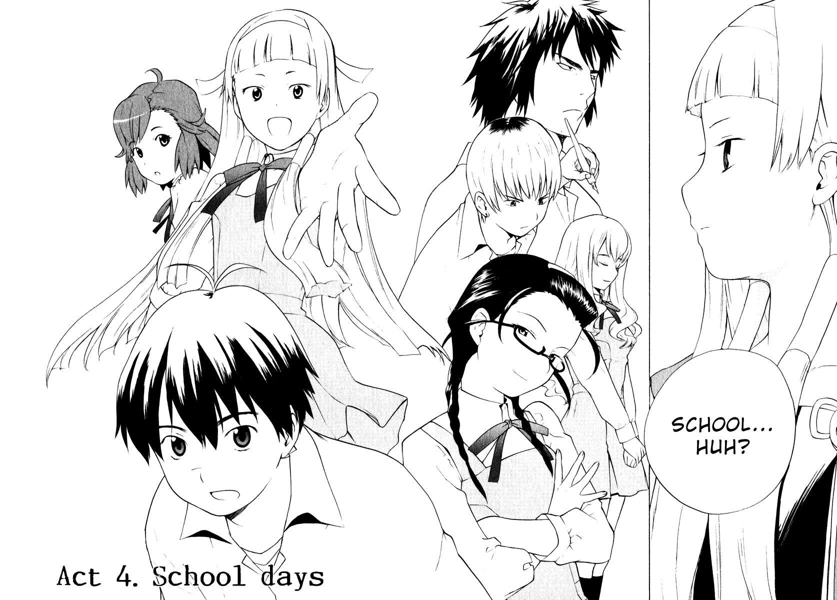 Kannagi Chapter 4 page 2 - Chapter 4: School Days