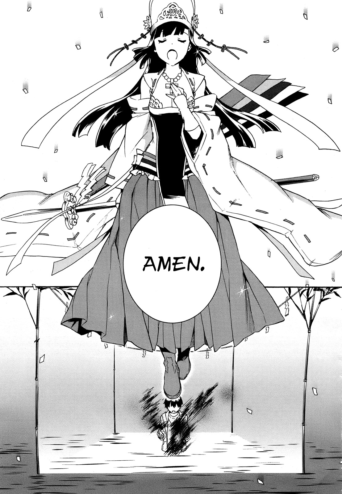 Kannagi Chapter 40 page 9 - Chapter 40: Cut Down Part 4